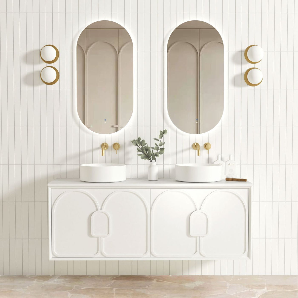 Otti Laguna Mark II Wall Hung Vanity | Matte White