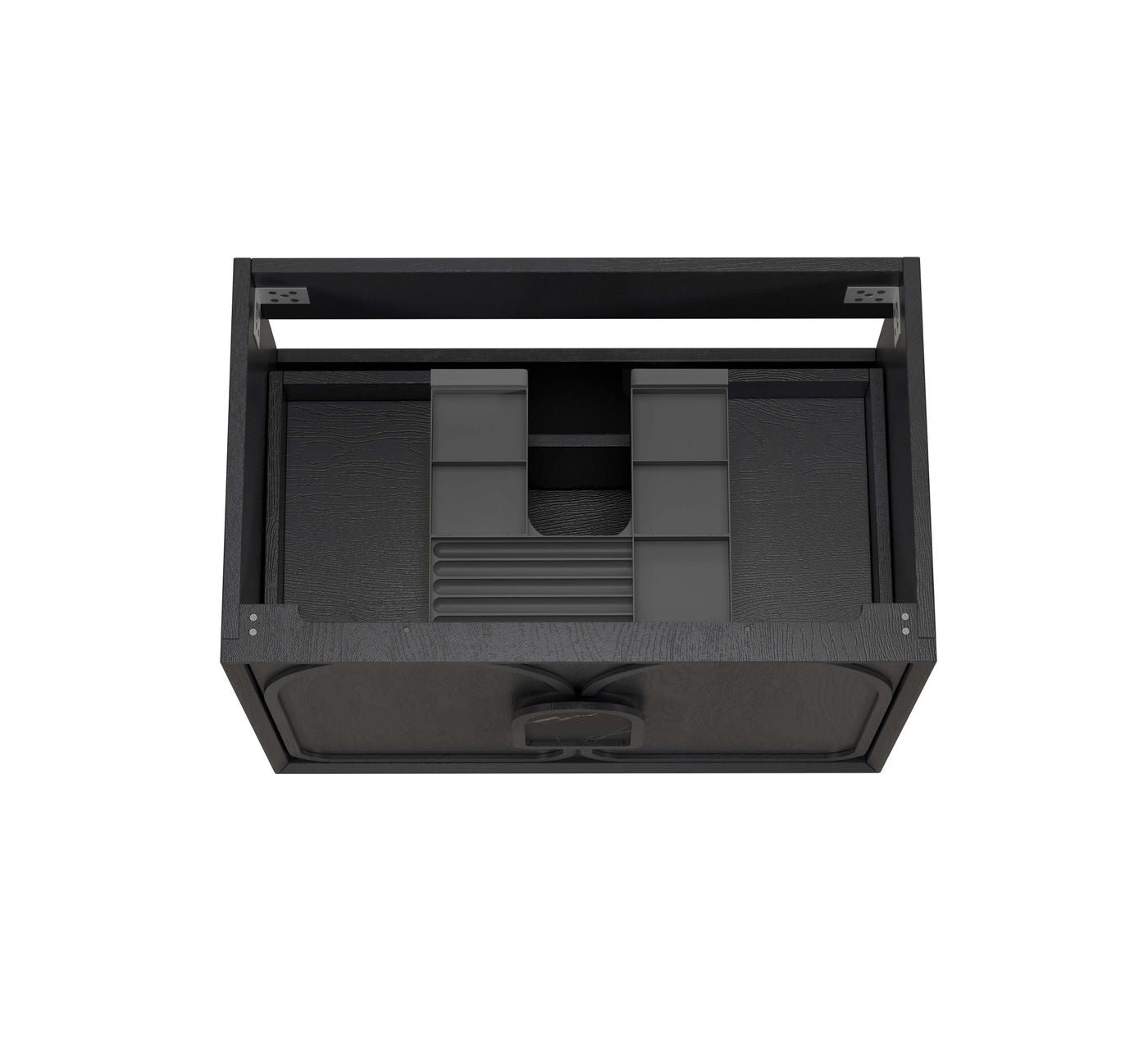 Otti Laguna Mark II Wall Hung Vanity | Black Oak