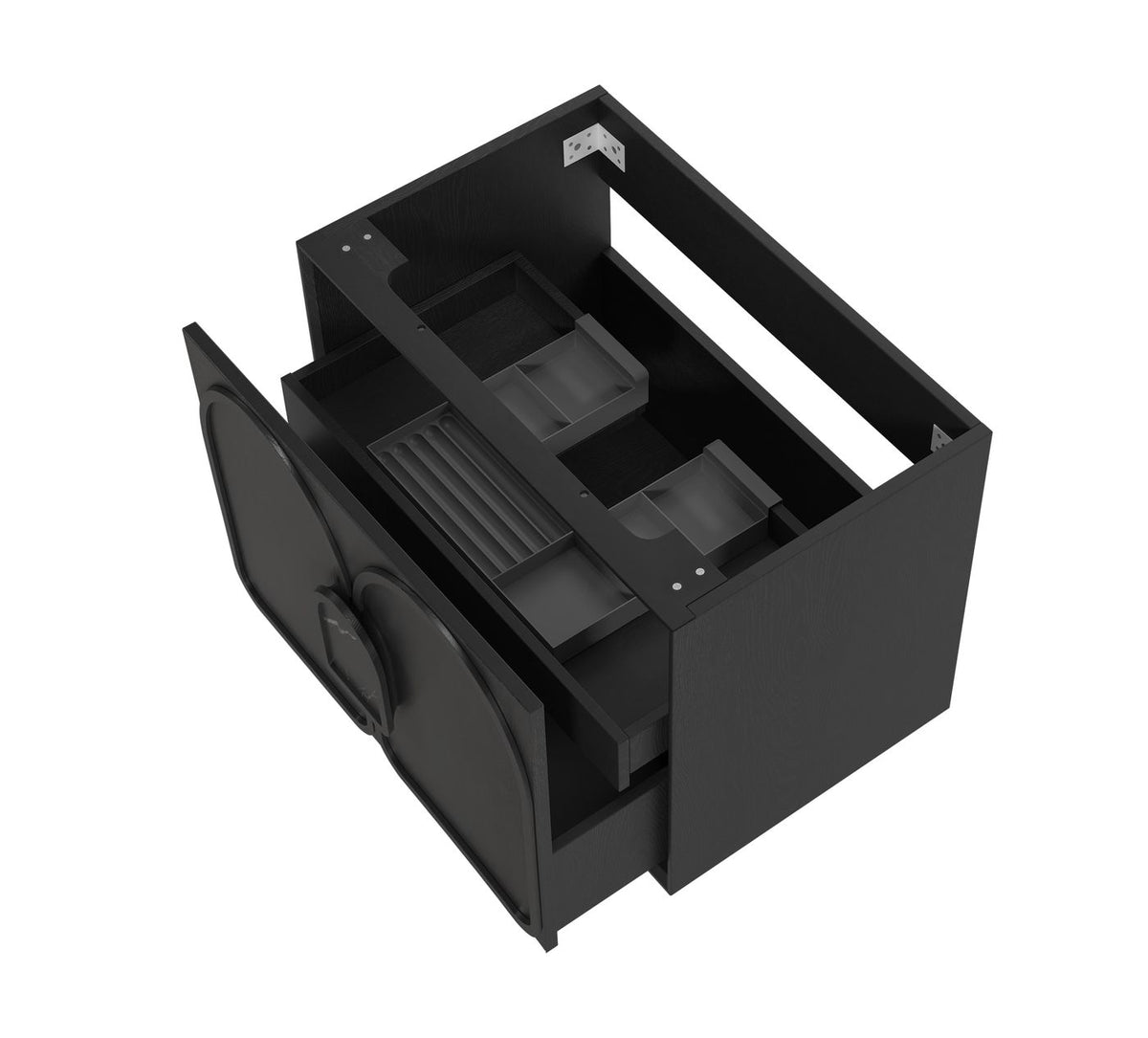 Otti Laguna Mark II Wall Hung Vanity | Black Oak