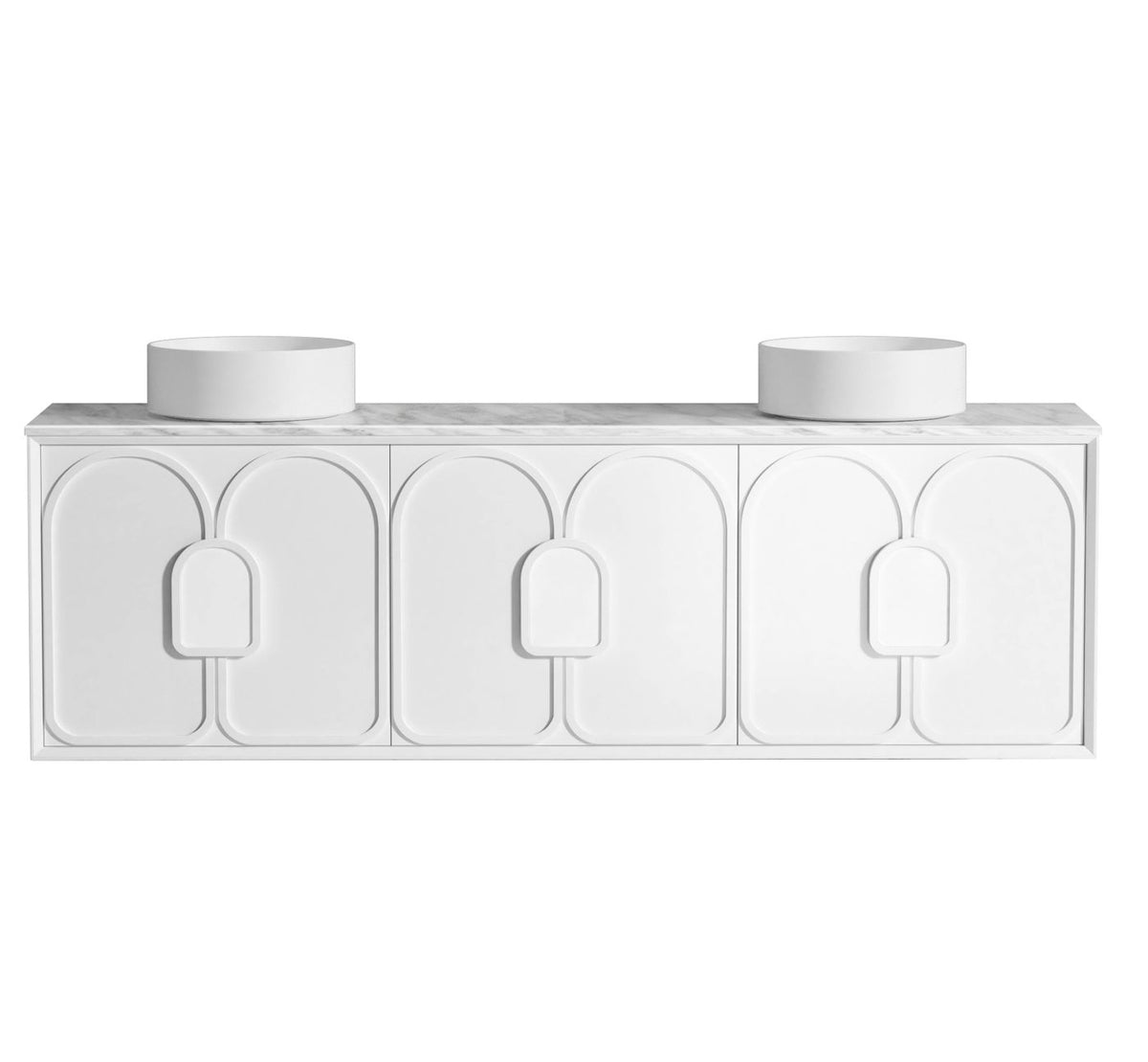 Otti Laguna Mark II Wall Hung Vanity | Matte White