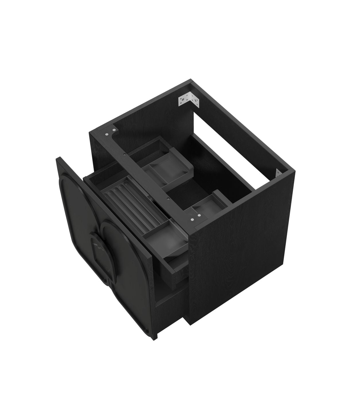 Otti Laguna Mark II Wall Hung Vanity | Black Oak