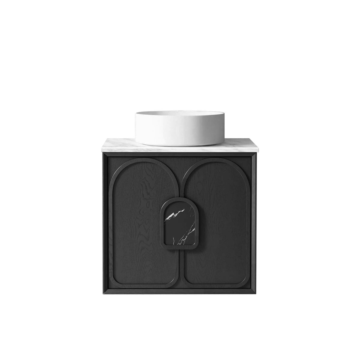 Otti Laguna Mark II Wall Hung Vanity | Black Oak