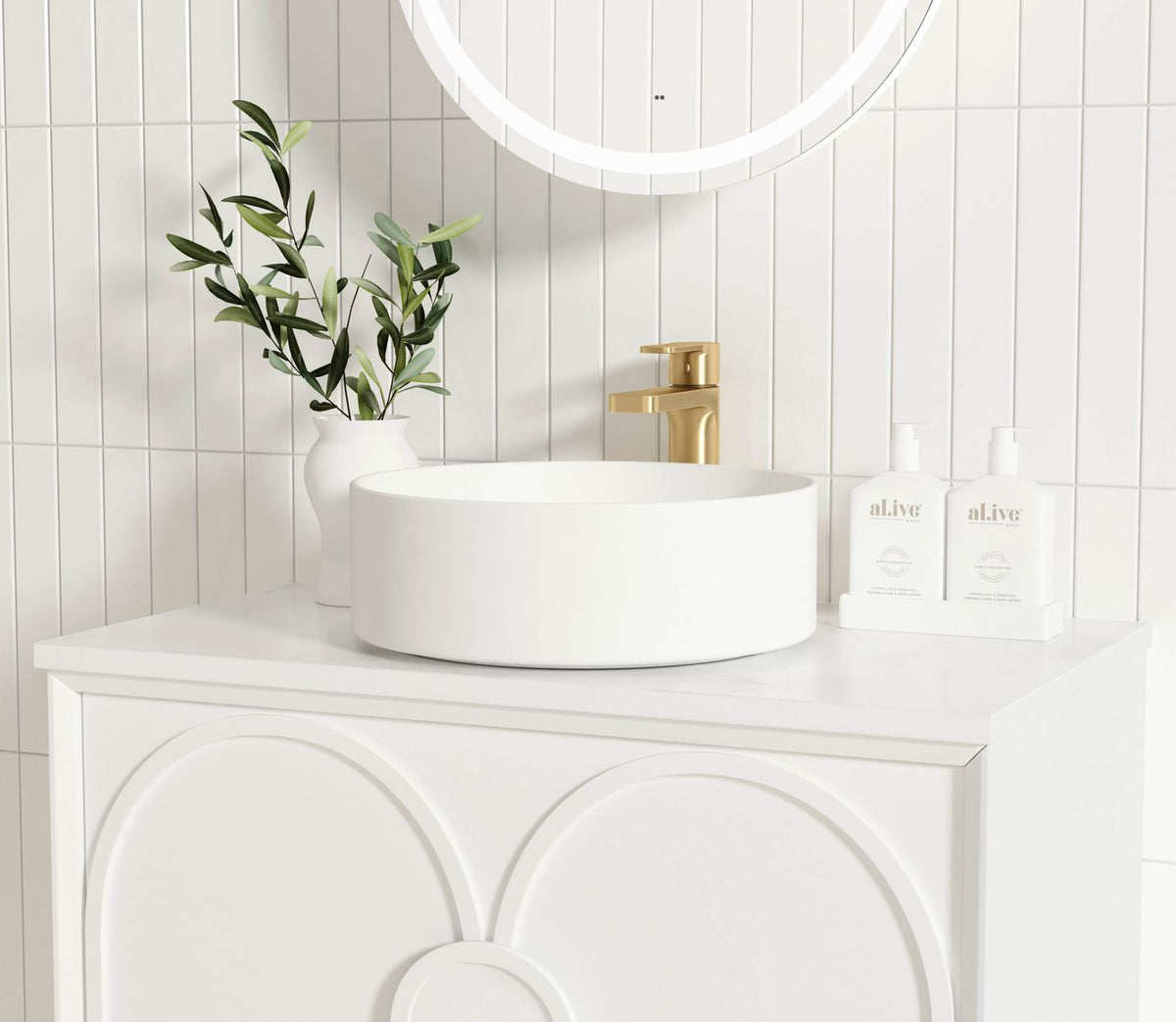 Otti Laguna Mark II Wall Hung Vanity | Matte White