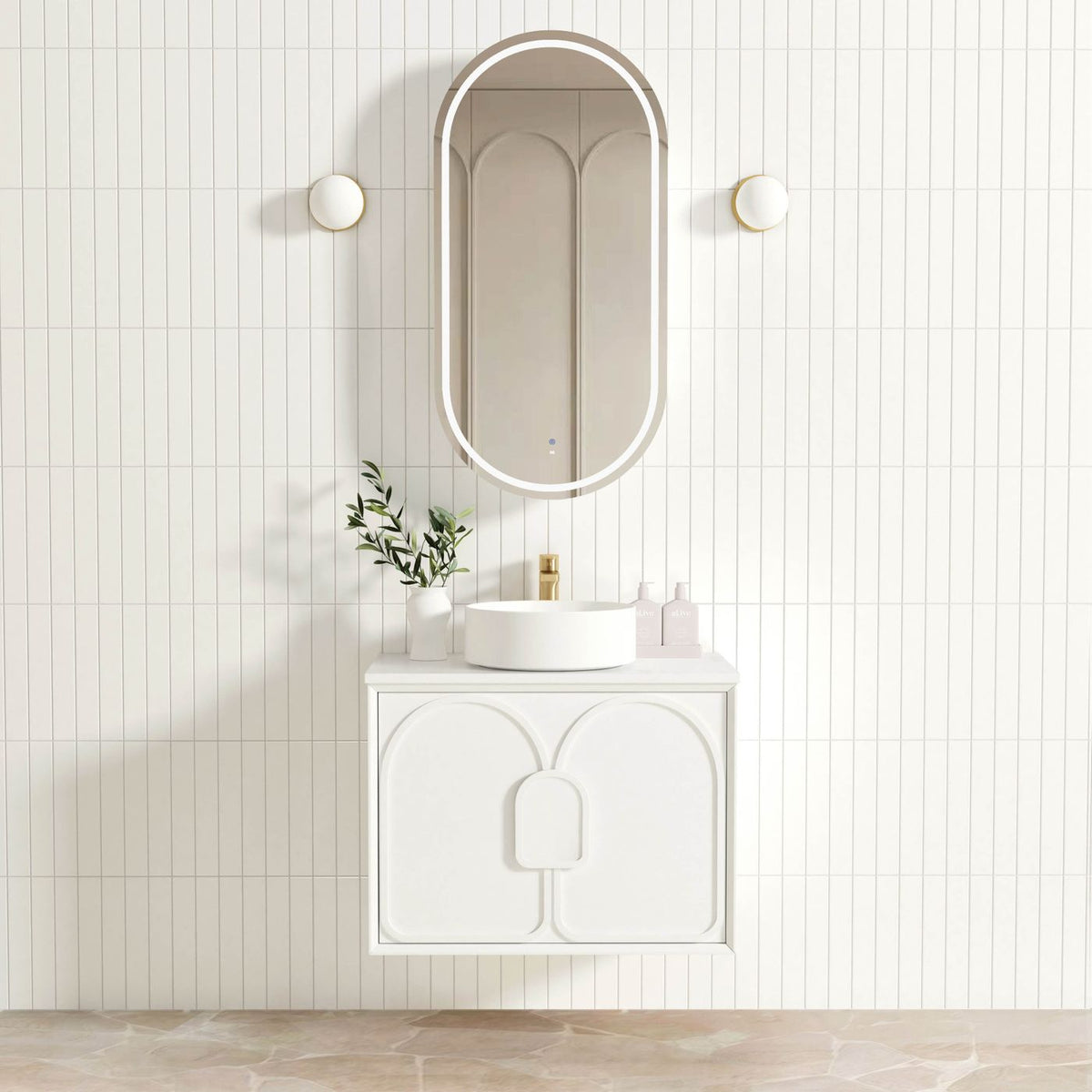 Otti Laguna Mark II Wall Hung Vanity | Matte White