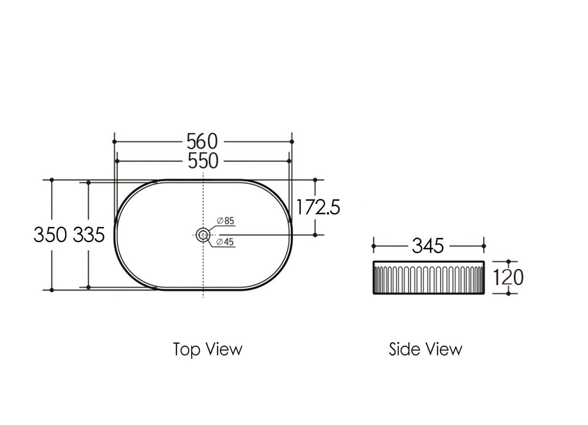 Otti Kensington Oval Basin | 560mm