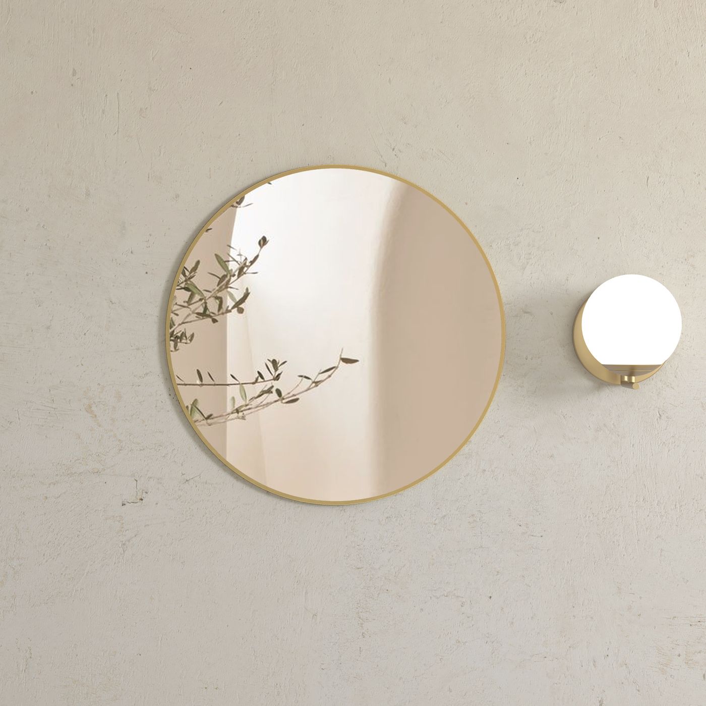 Otti London Metal Frame Mirror | 700mm Round