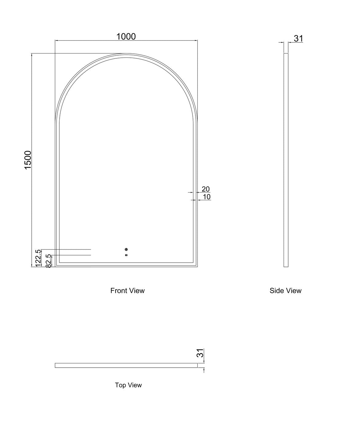 Otti Archie LED Mirror