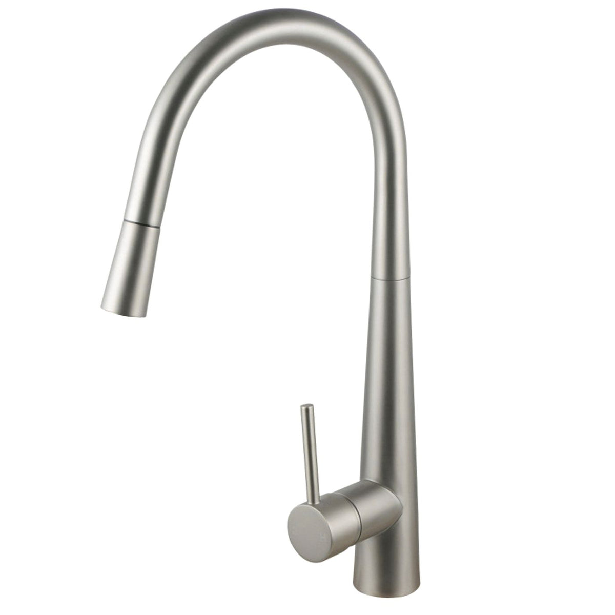 Otti Pull Out Kitchen Mixer 420mm — Brushed Nickel