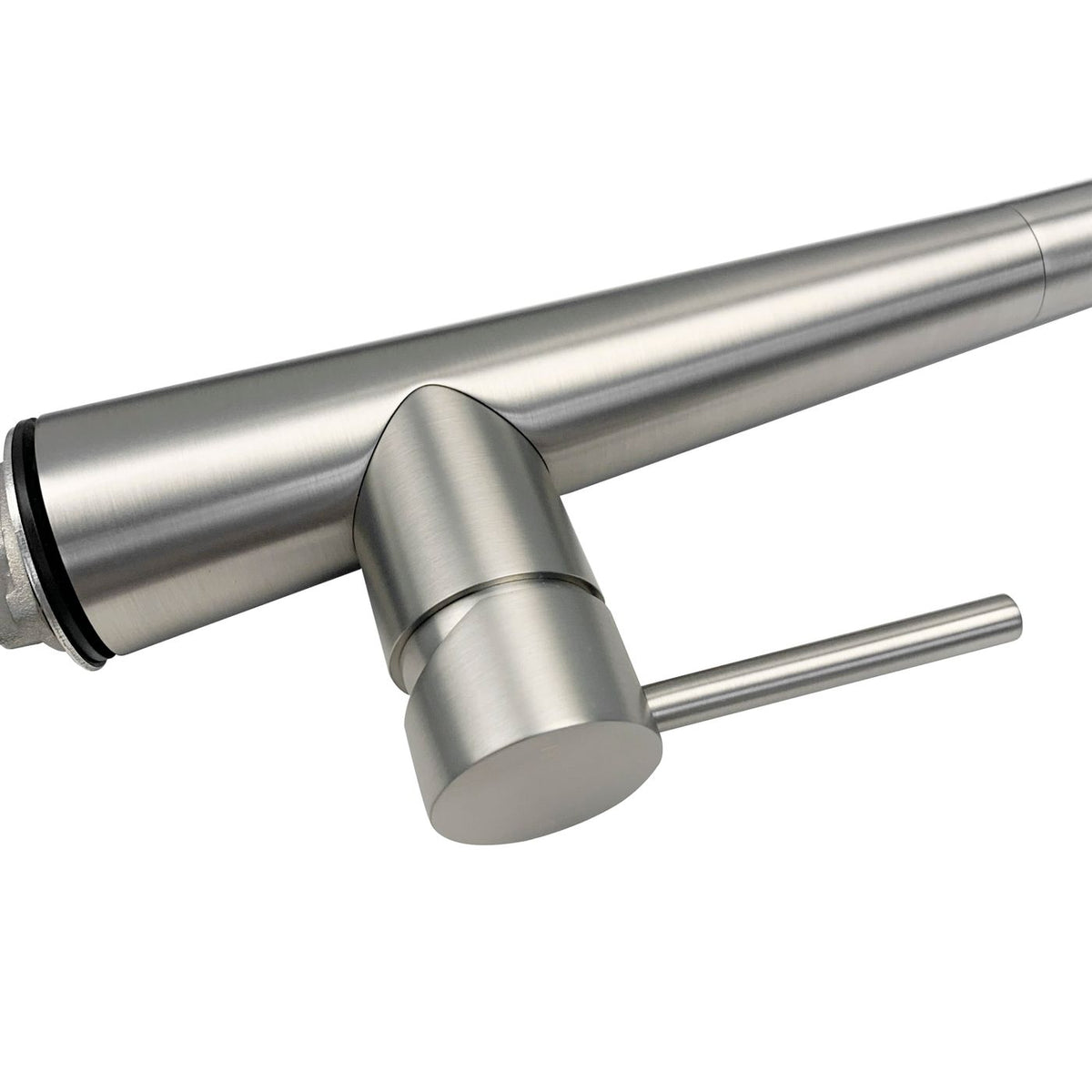 Otti Pull Out Kitchen Mixer 420mm — Brushed Nickel