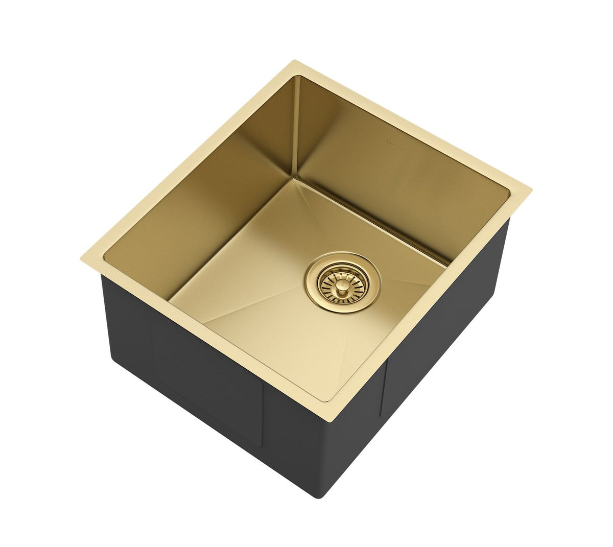 Otti Axon Sink 39S 390x450x220 — Brushed Gold