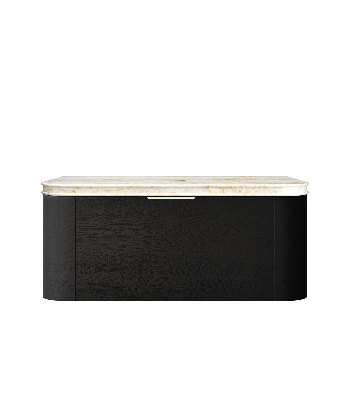 Otti Bondi Wall Hung Curve Vanity | Natural Oak & Black Oak | 600 / 750 / 900 / 1200 / 1500 / 1800 MM