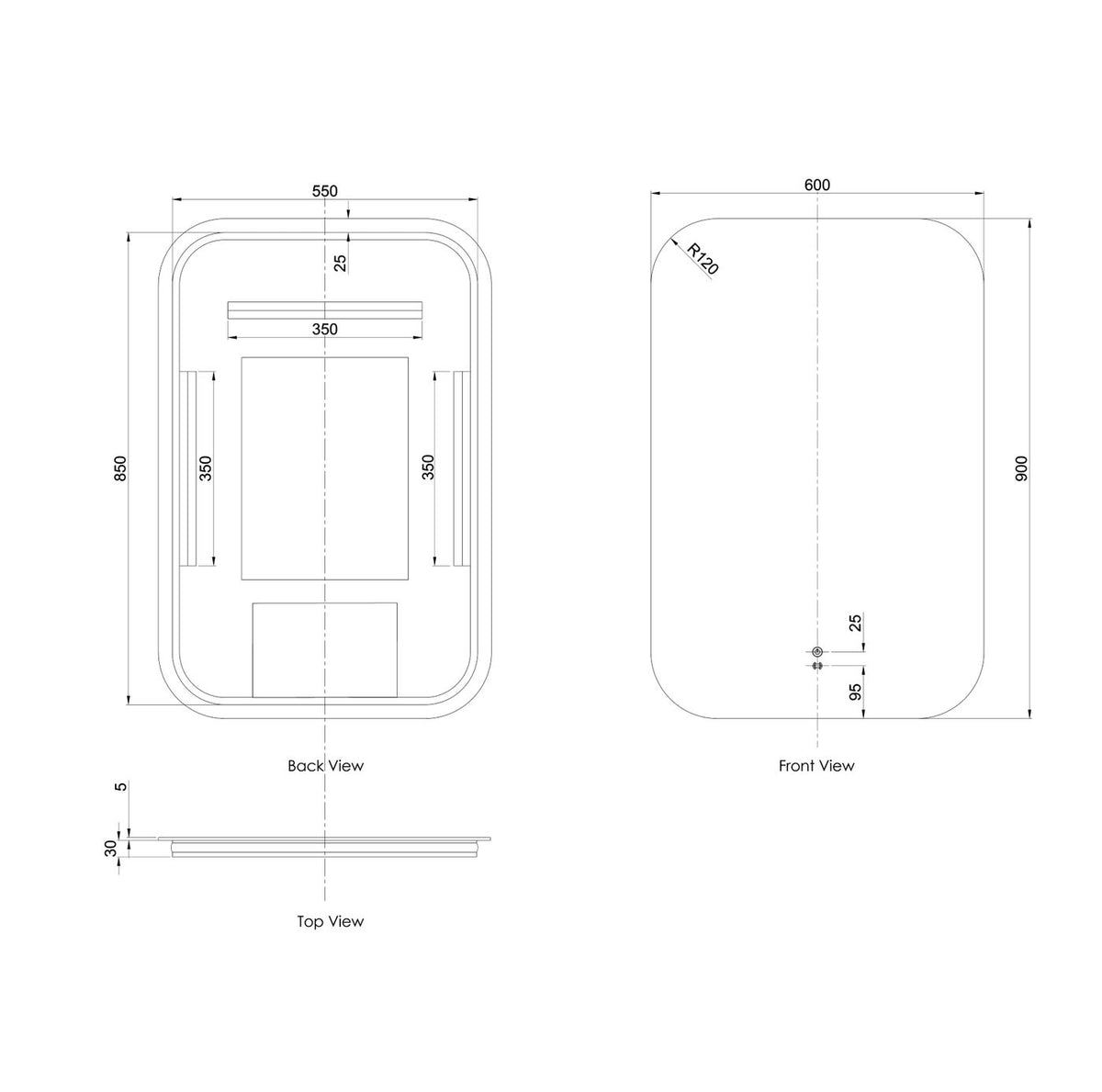Otti Newport LED Mirror