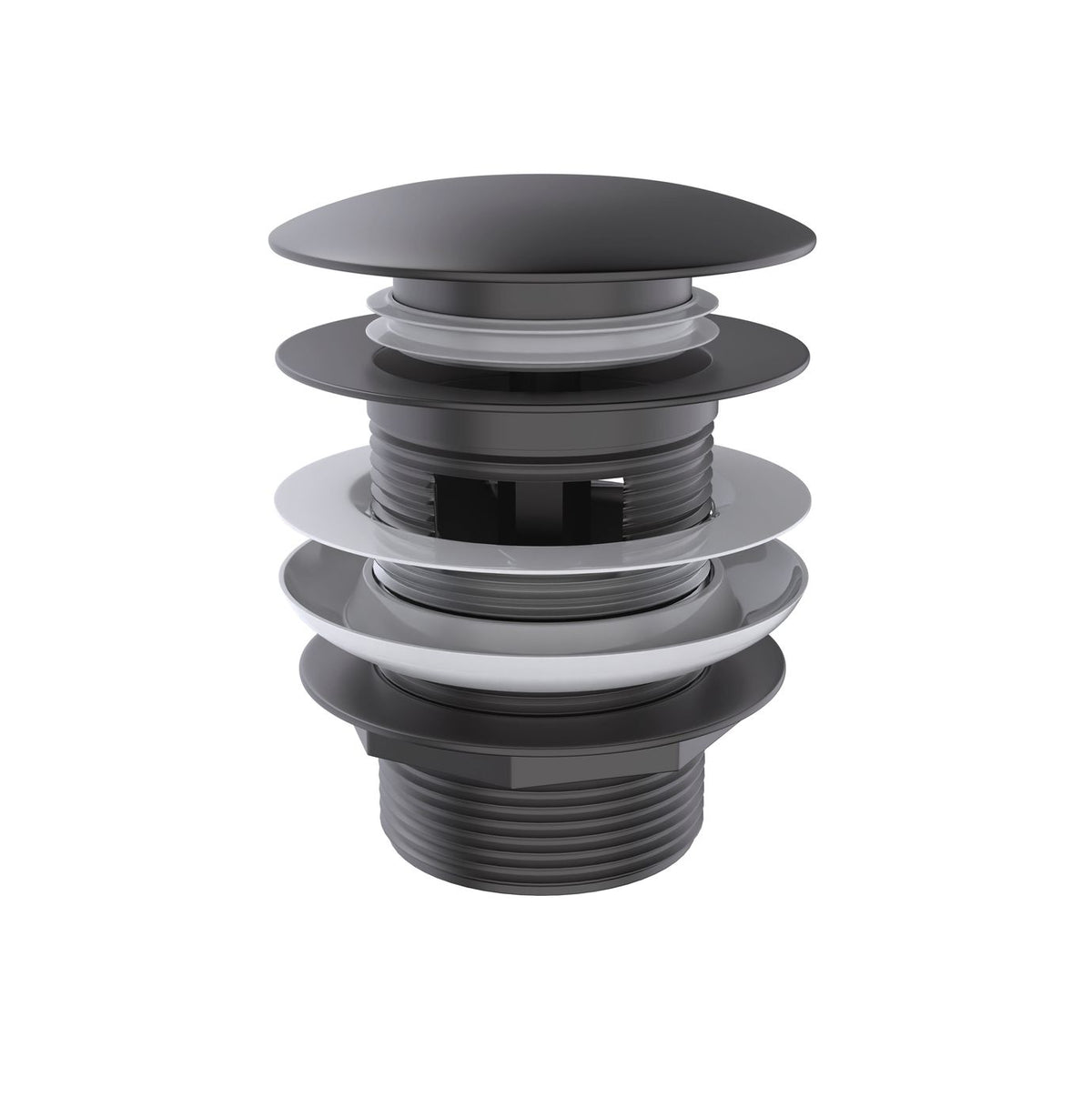 Otti Mushroom Bath Pull-Out Pop-Up Waste | 40mm With Overflow