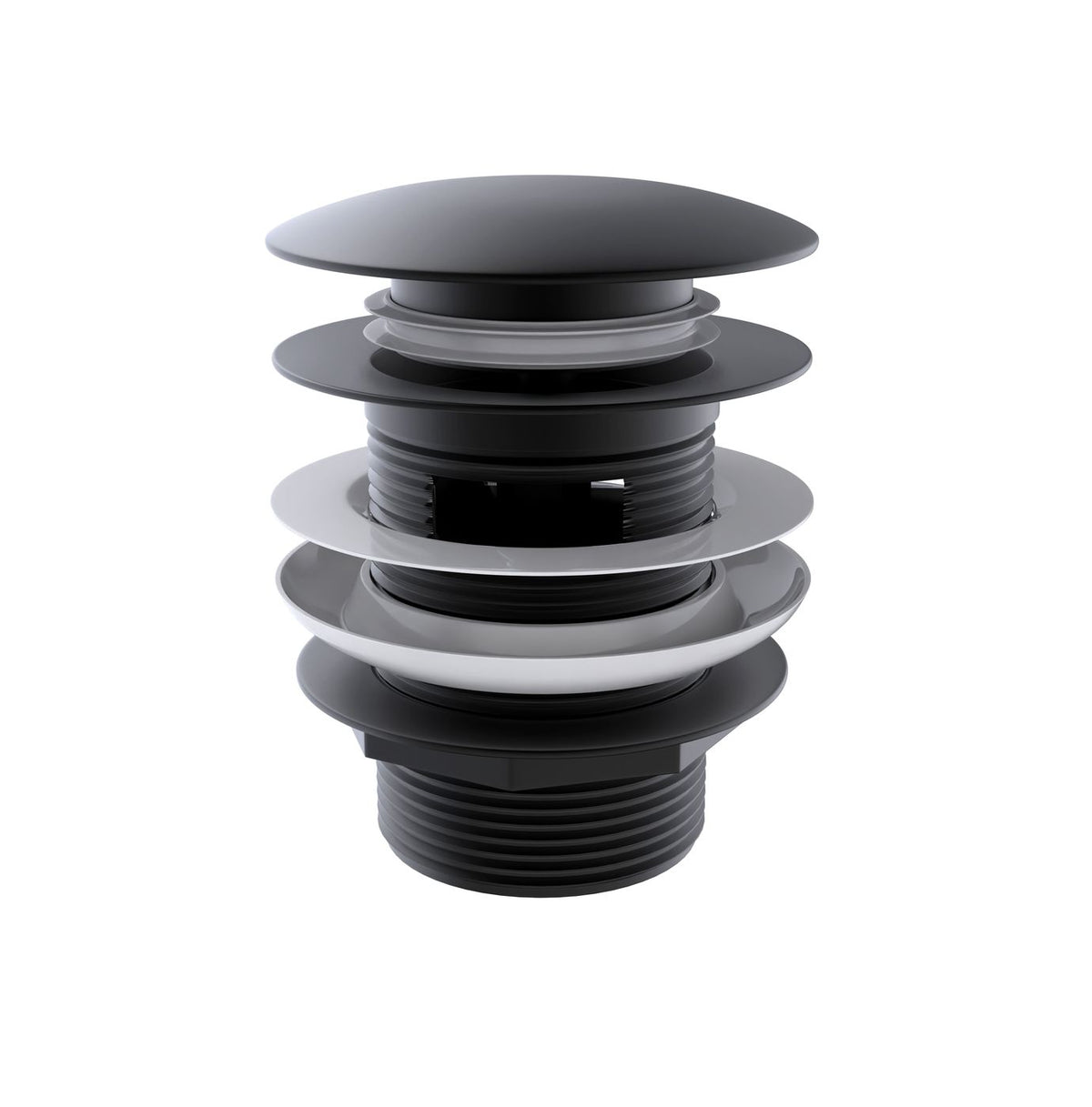 Otti Mushroom Bath Pull-Out Pop-Up Waste | 40mm With Overflow