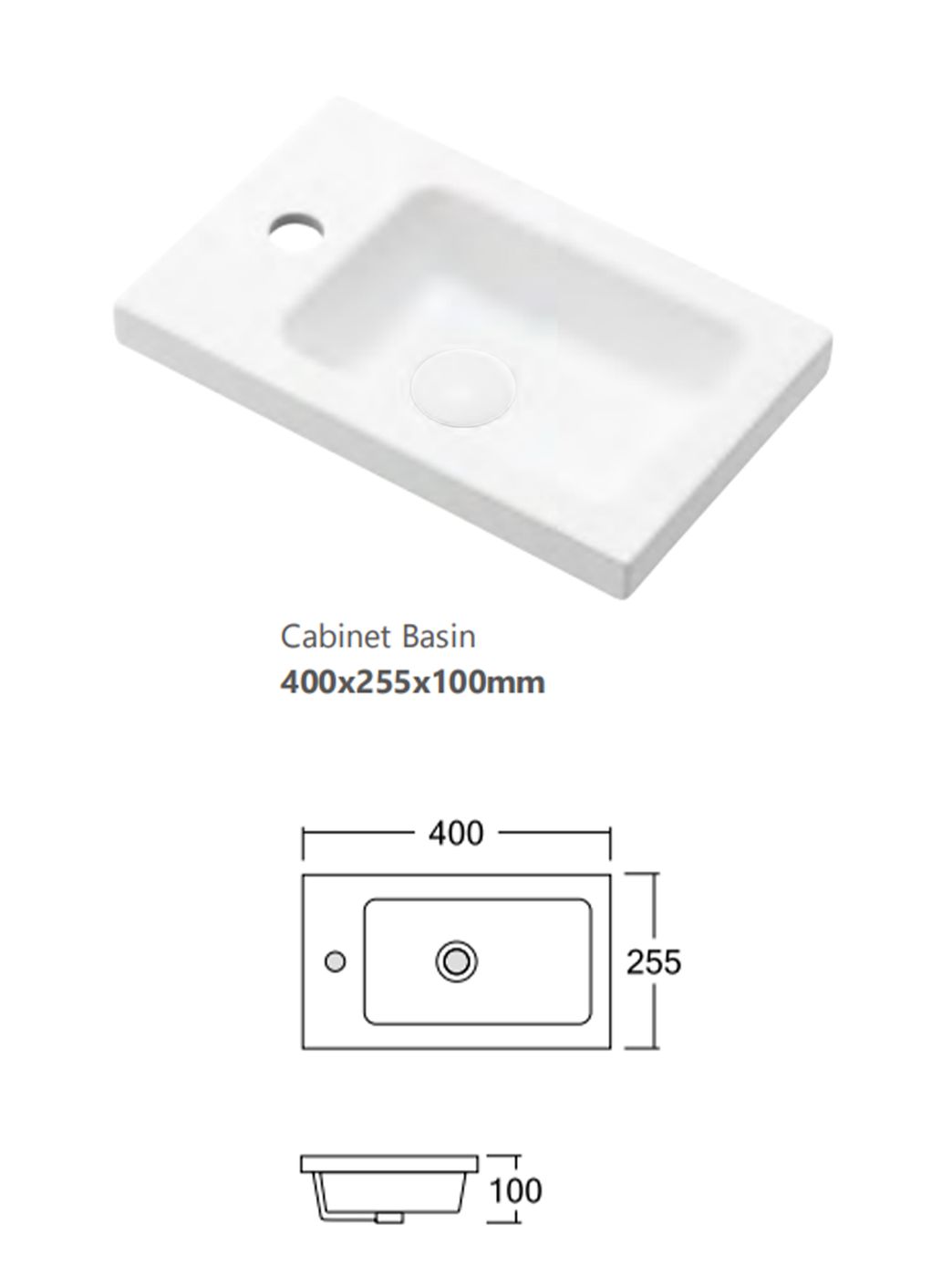 Otti Mini Ensuite Space Saver Wall Hung Vanity