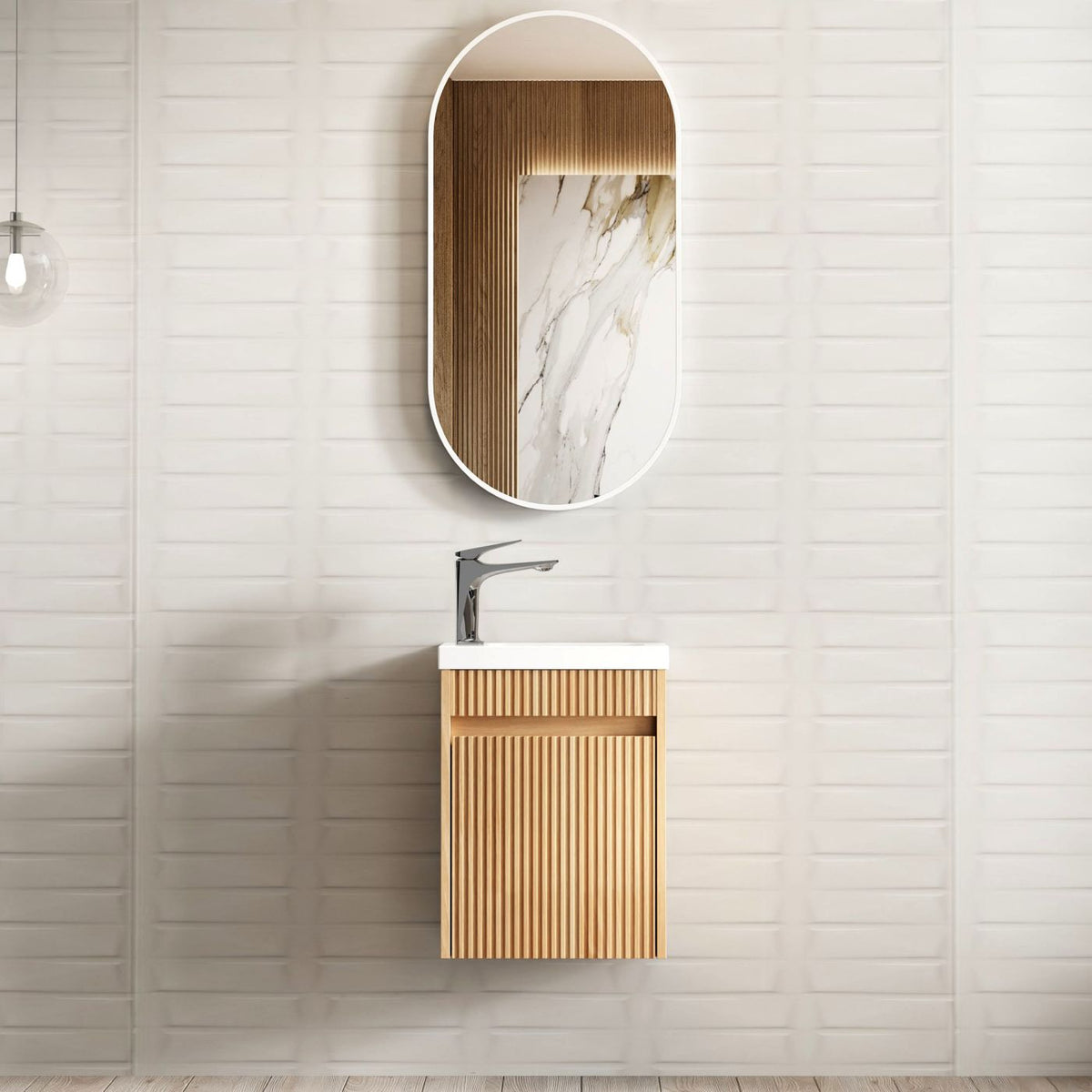 Otti Mini Ensuite Space Saver Wall Hung Vanity