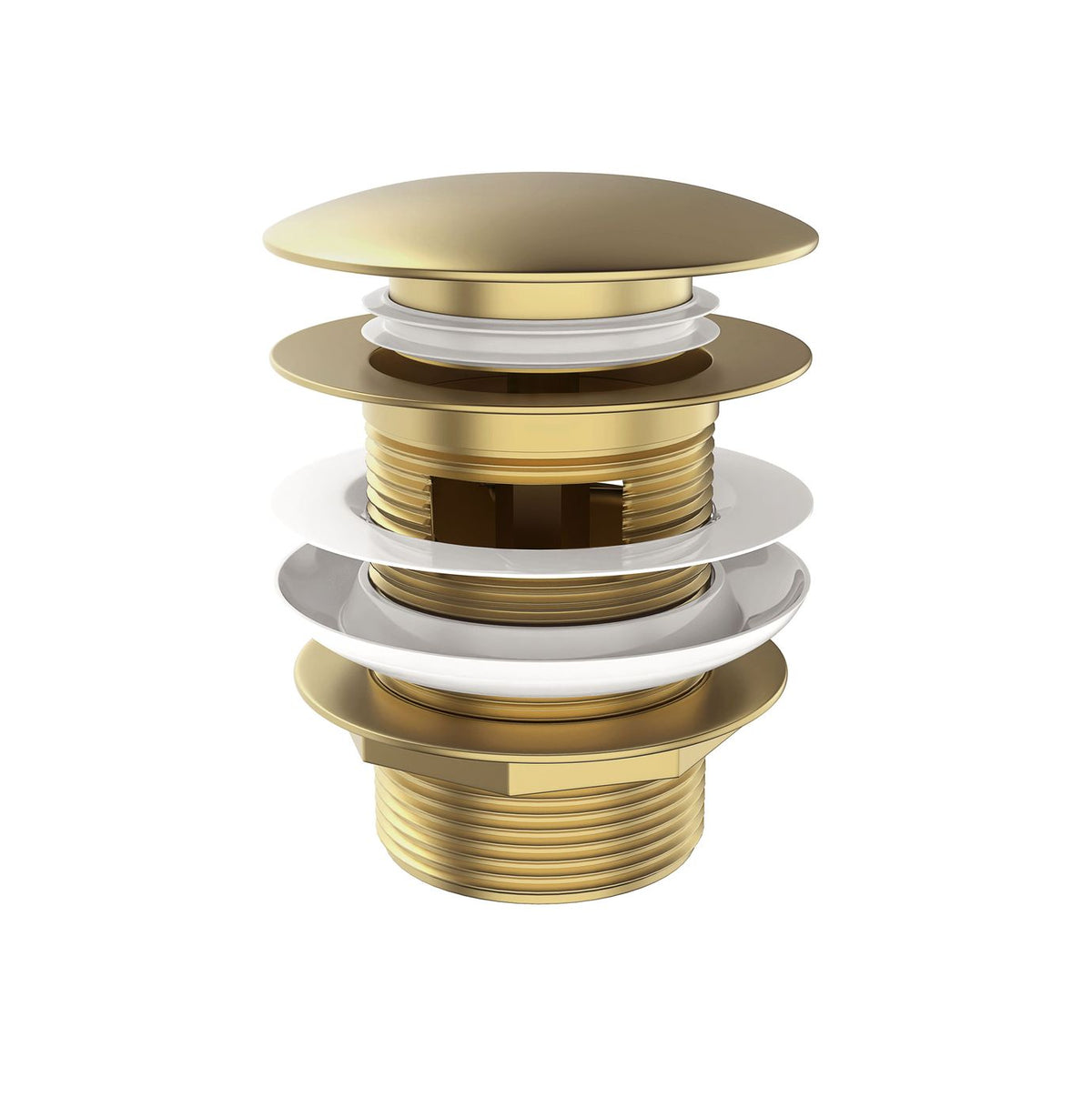 Otti Mushroom Bath Pull-Out Pop-Up Waste | 40mm With Overflow
