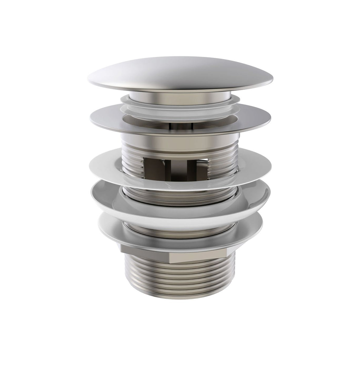 Otti Mushroom Bath Pull-Out Pop-Up Waste | 40mm With Overflow