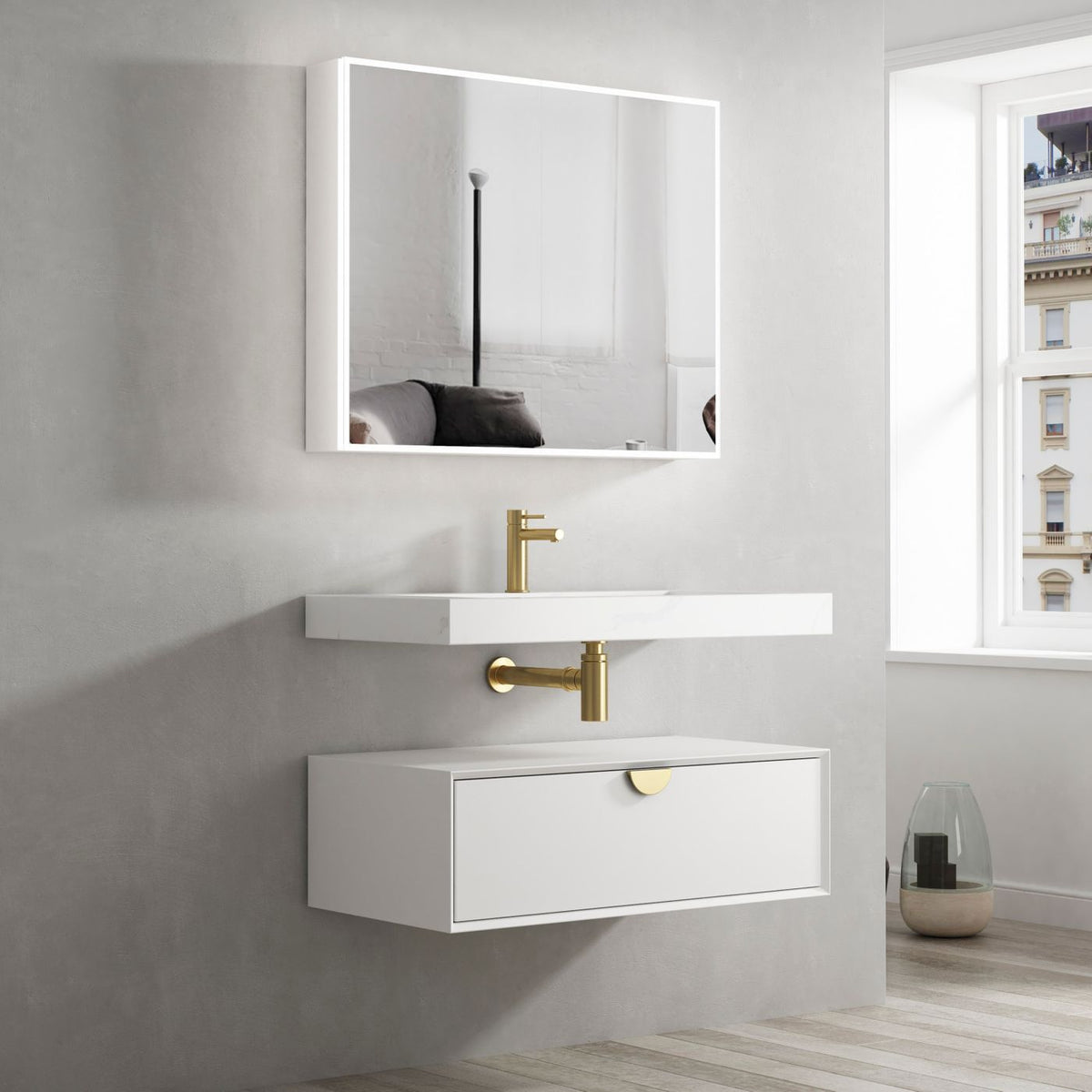 Otti Moonlight Wall Hung Basin