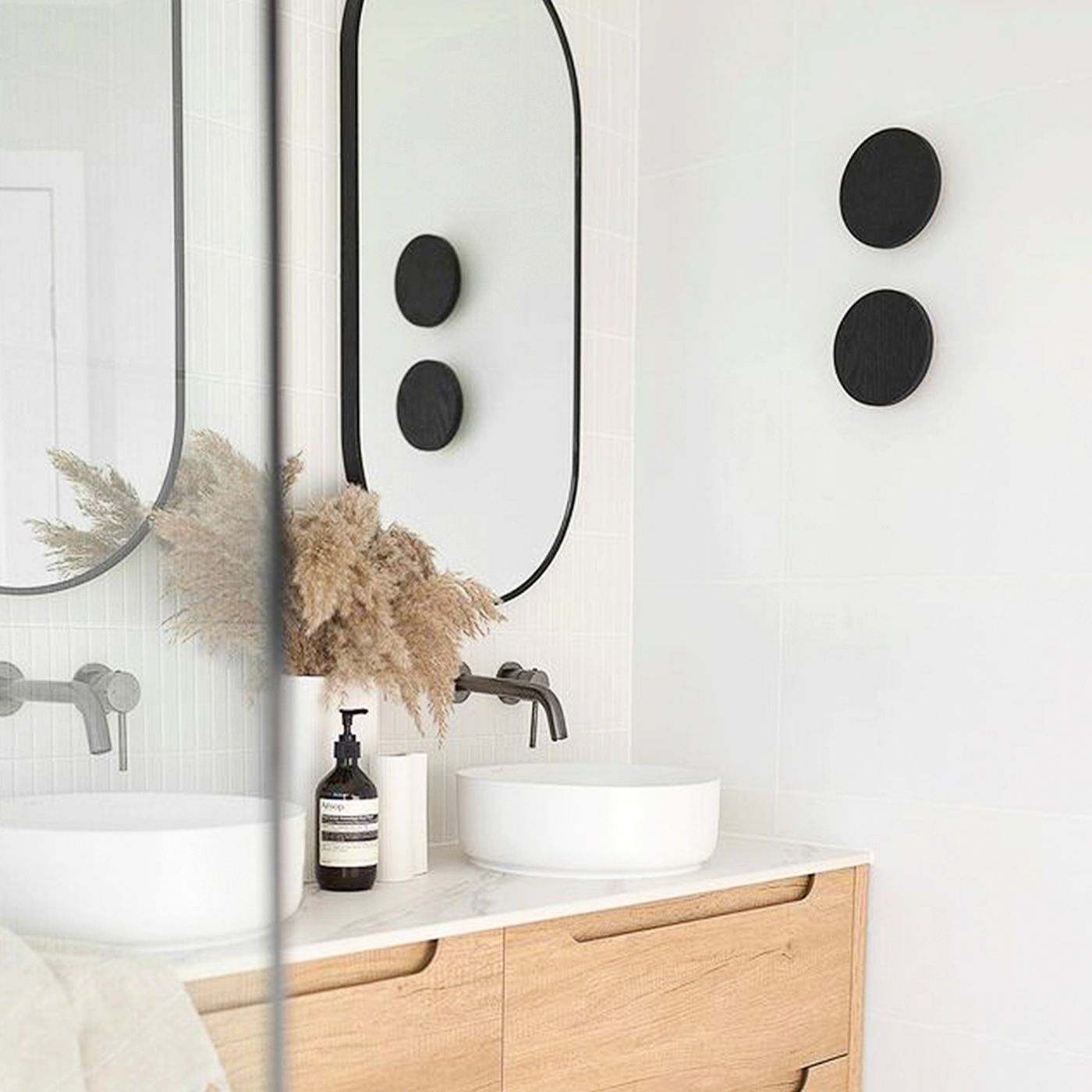 Otti Byron Wall Hung Vanity | Natural Oak