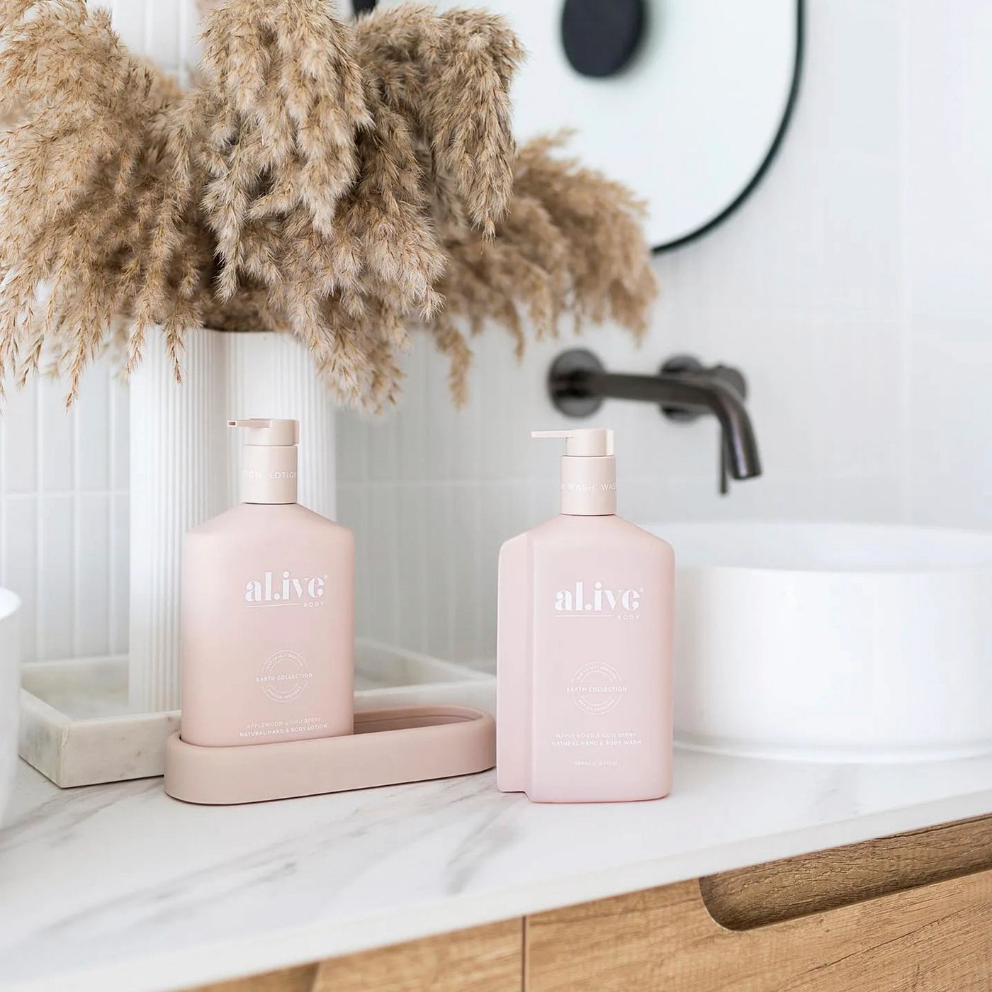 Otti Byron Wall Hung Vanity | Natural Oak