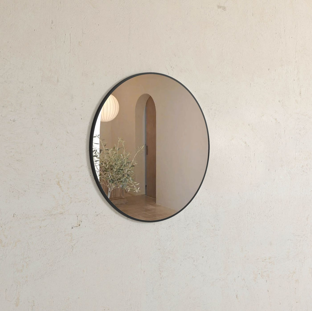 Otti London Metal Frame Mirror | 700mm Round