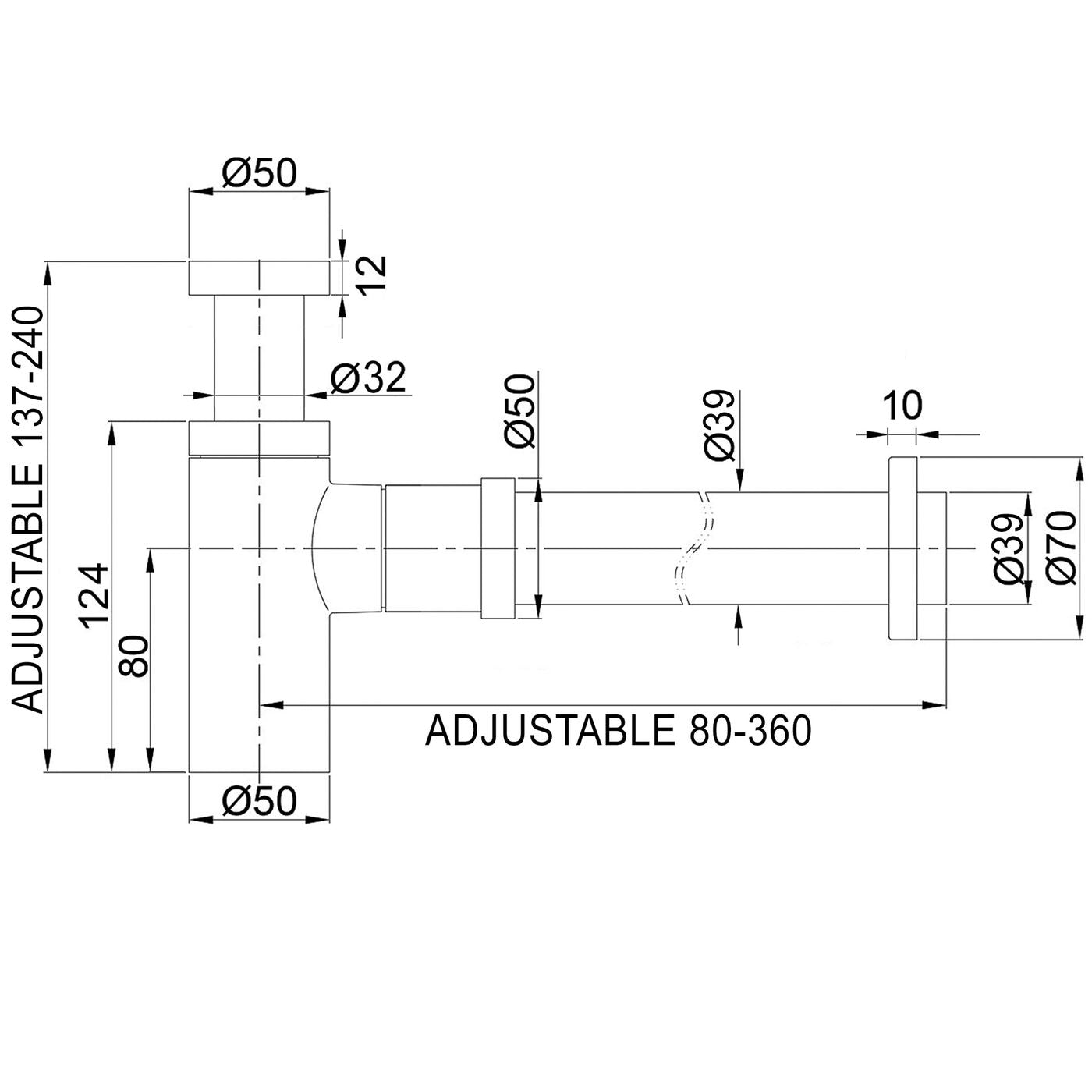 Otti Bottle Trap Round | 32/40mm