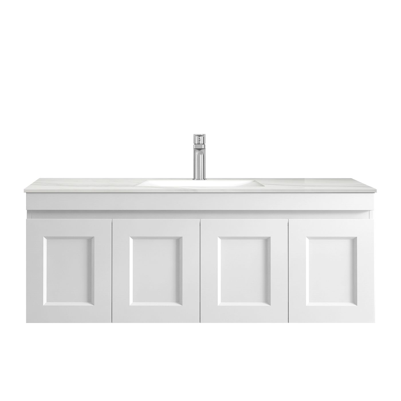 Otti Hampton Mark II Wall Hung Vanity | Satin White