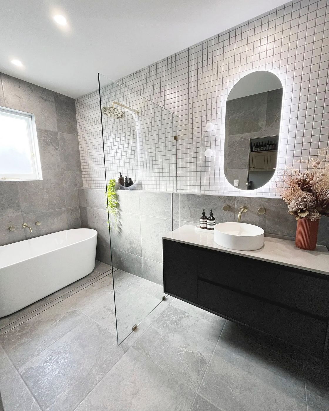 Otti Byron Wall Hung Vanity | Black Oak
