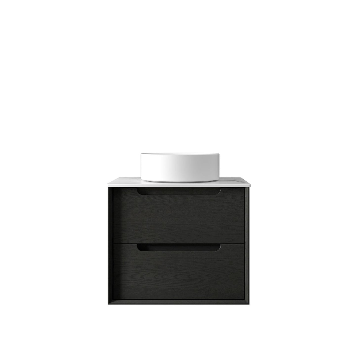 Otti Byron Wall Hung Vanity | Black Oak