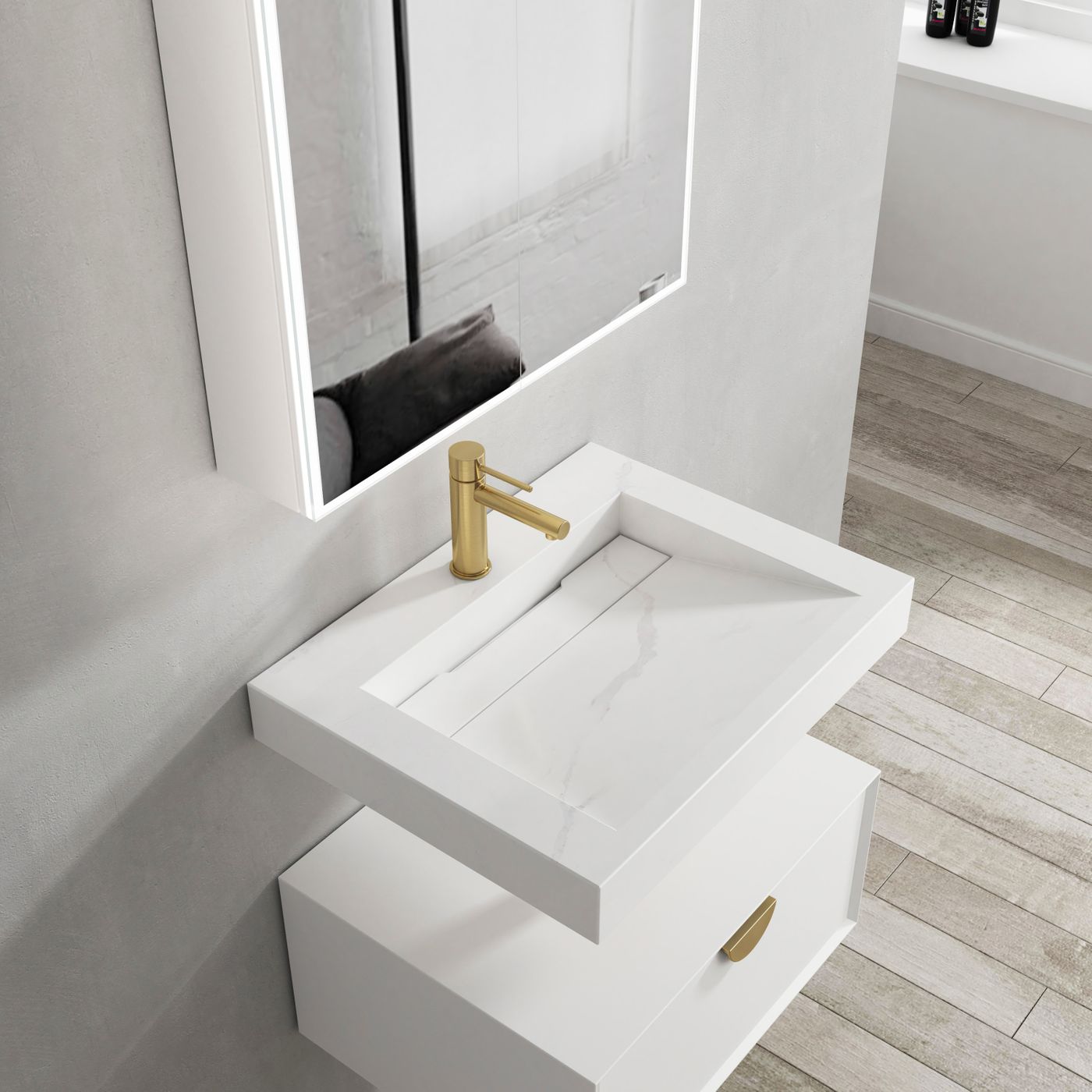 Otti Moonlight Wall Hung Basin