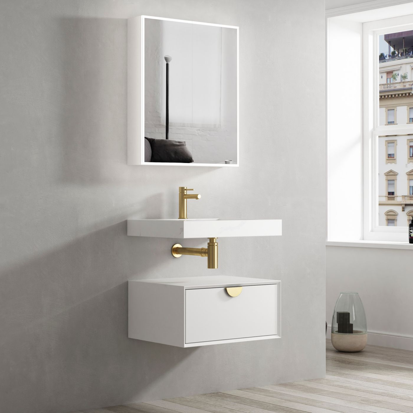Otti Moonlight Wall Hung Basin