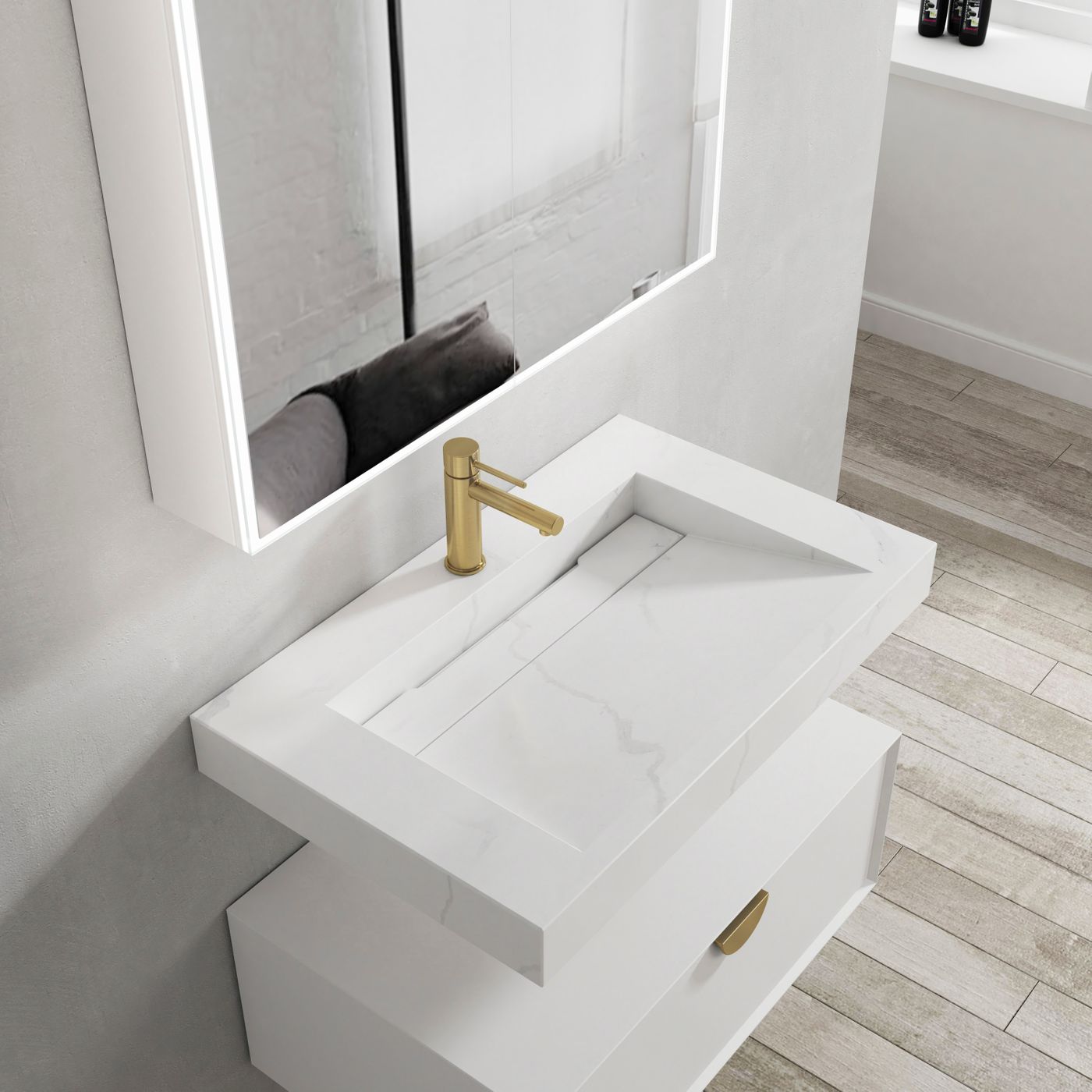 Otti Moonlight Wall Hung Basin