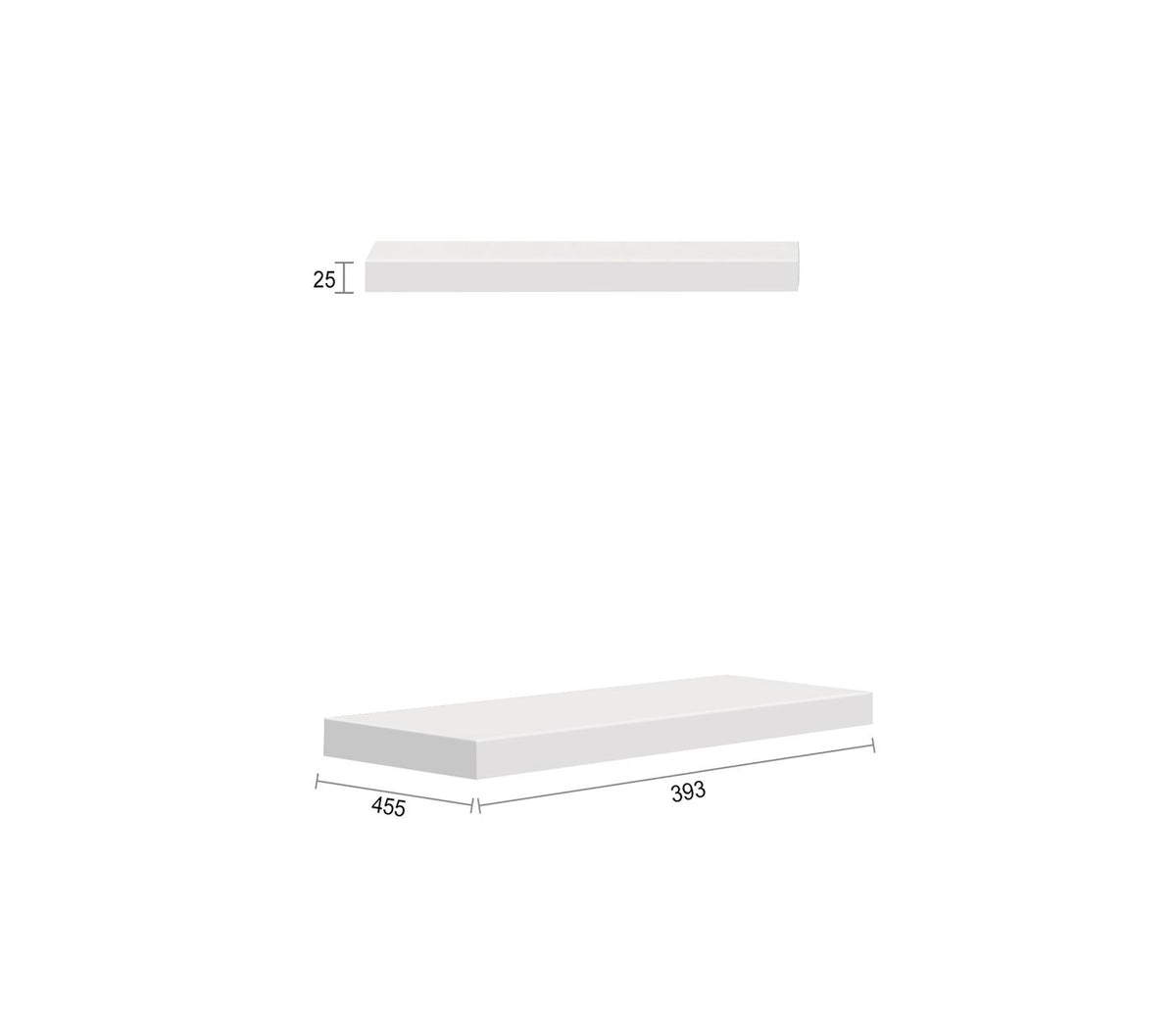 Otti Noosa Vanity Leg Panels | Matte White