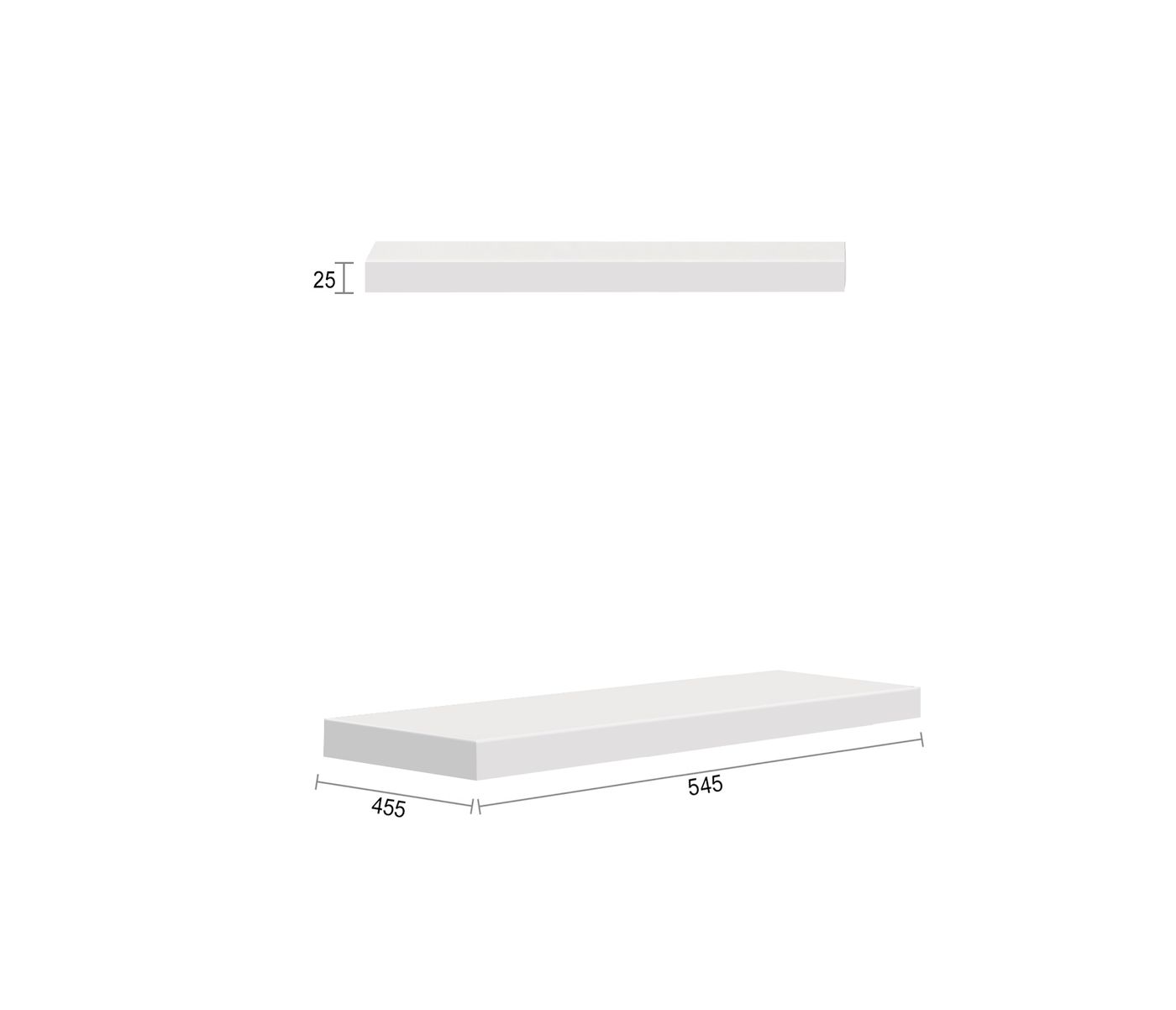 Otti Noosa Vanity Leg Panels | Matte White
