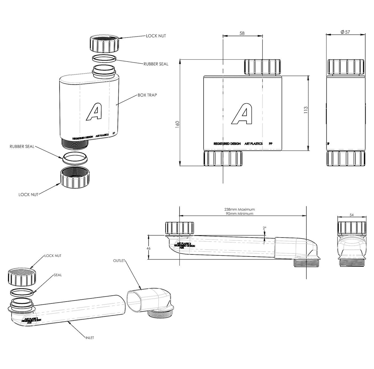 Otti Box Trap & Space Saver Kit | 40mm