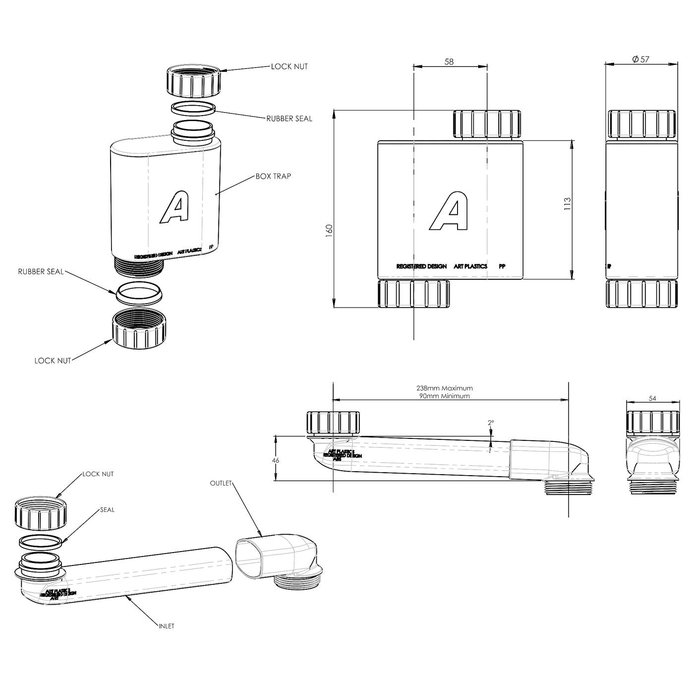 Otti Box Trap & Space Saver Kit | 40mm