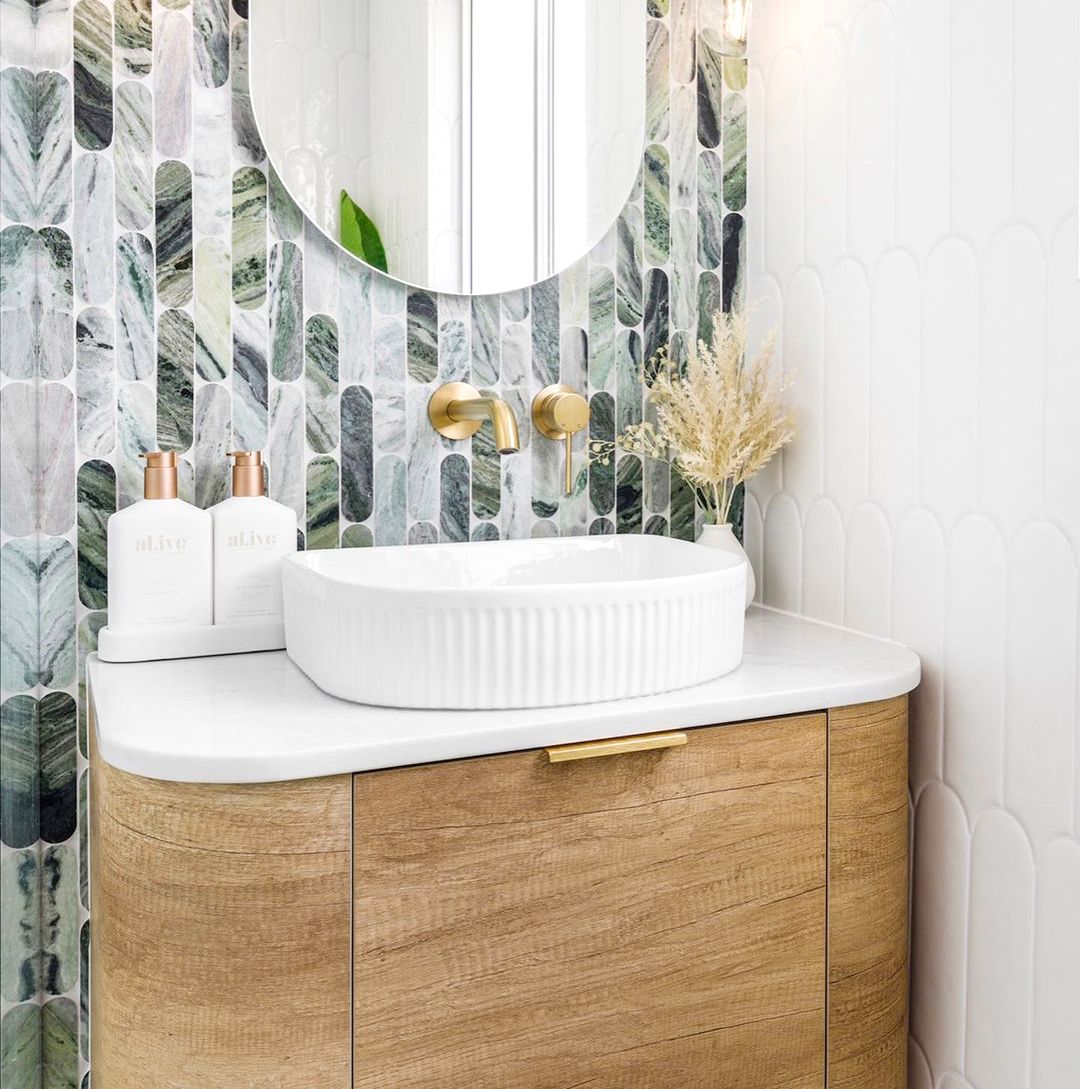 Otti Archie Fluted Oval Basin | 415mm