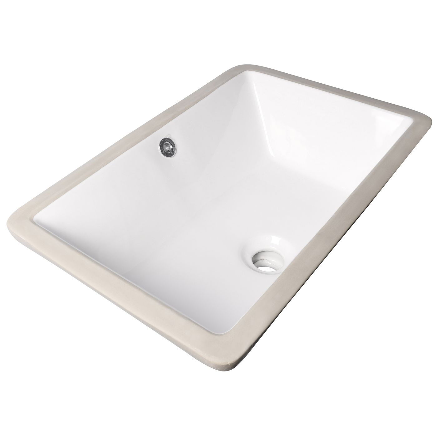 Otti Undermount Square Basin | 530x340mm