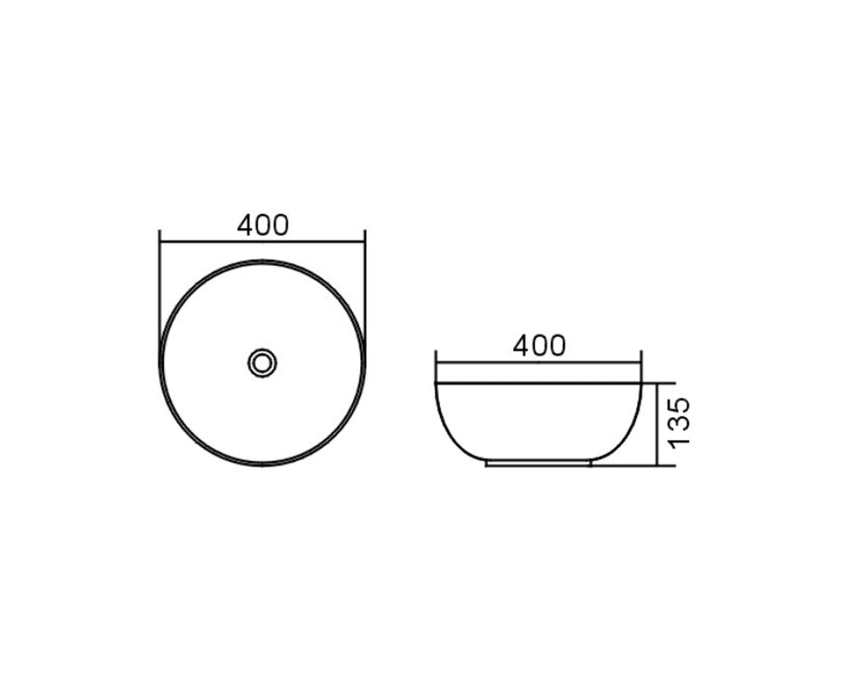 Otti Bondi Round Basin | 400mm