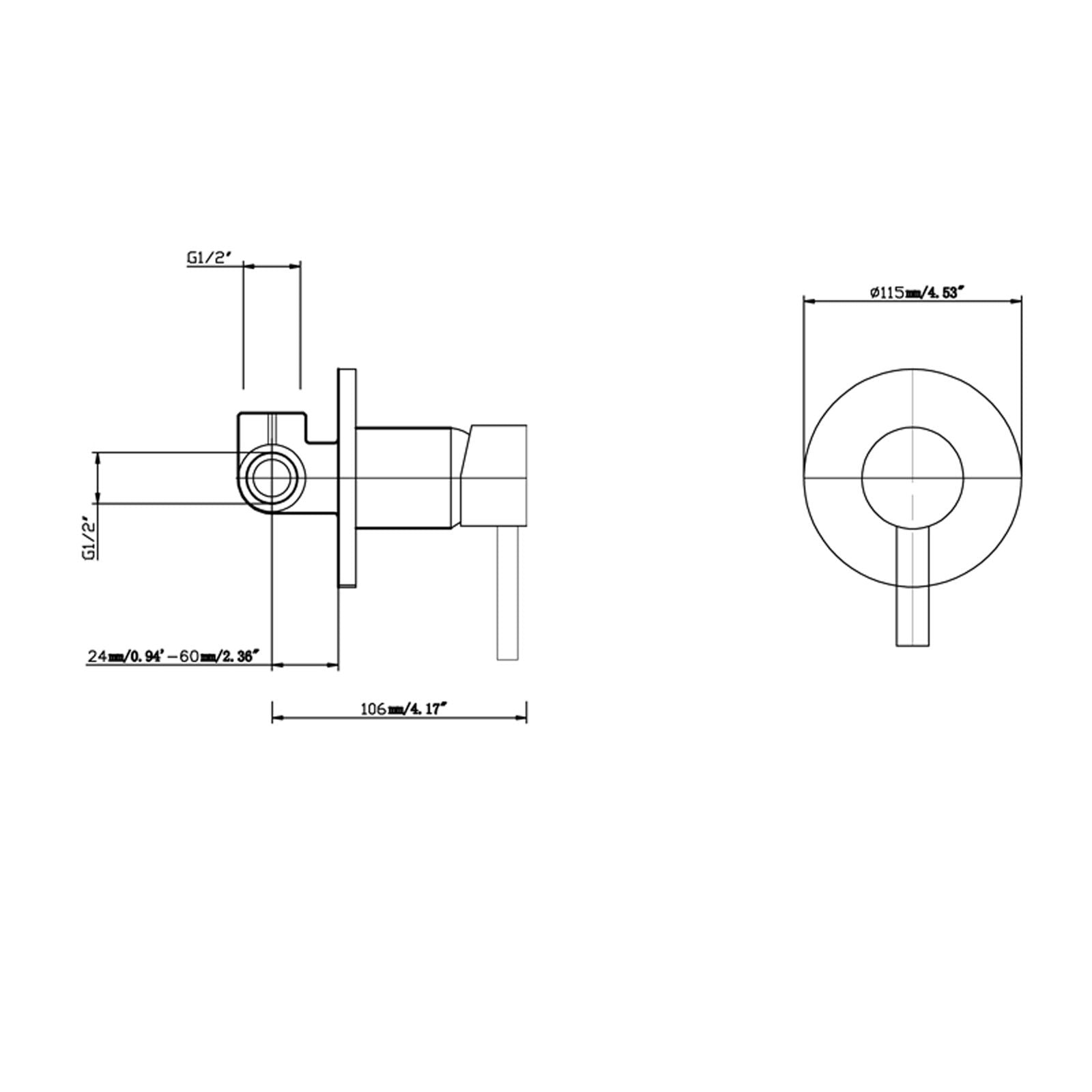 LUCID PIN Series CH0126-2-65.ST-NB Trim Kit(match CLPM)