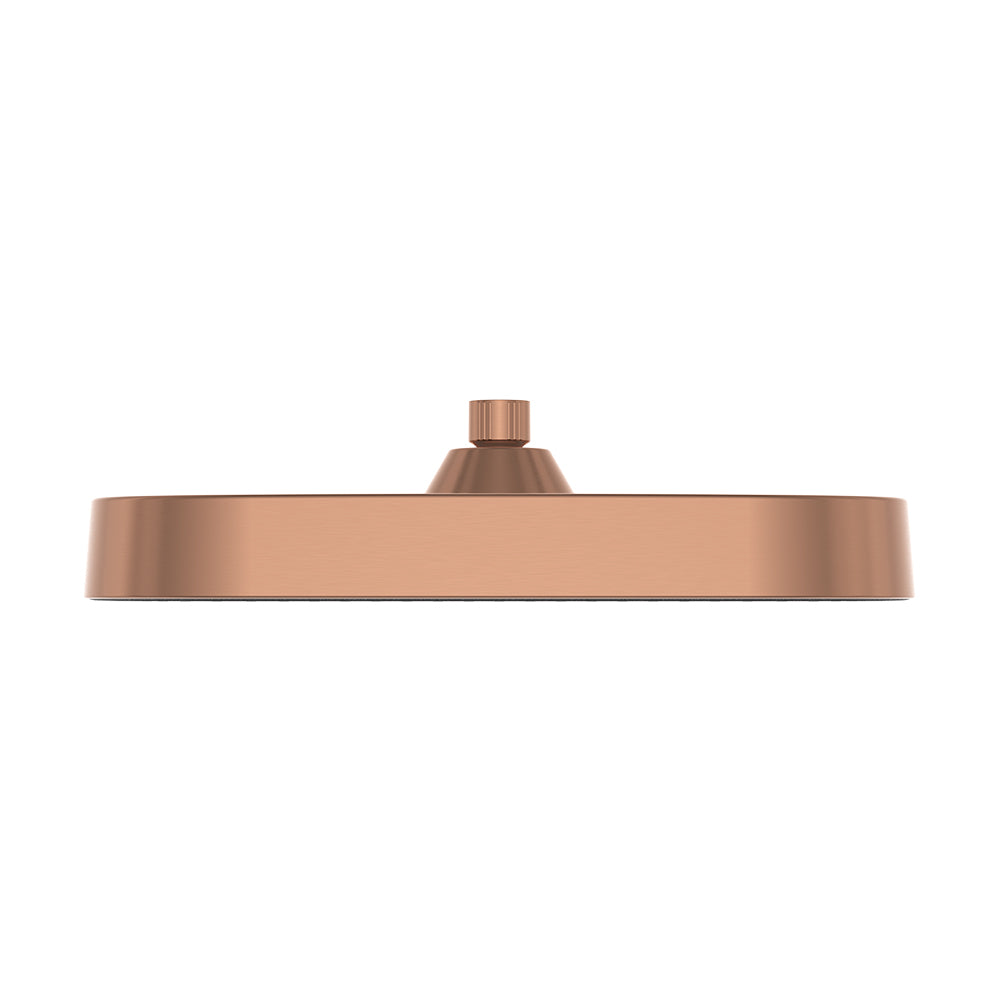 Fienza Kuro Shower Head, Soft Square, Brushed Copper