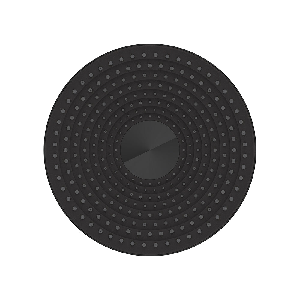 Fienza Kuro Shower Head, Round, Matte Black