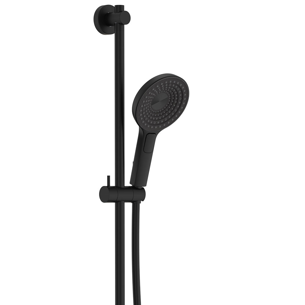 Fienza Kuro Rail Shower Round, Matte Black