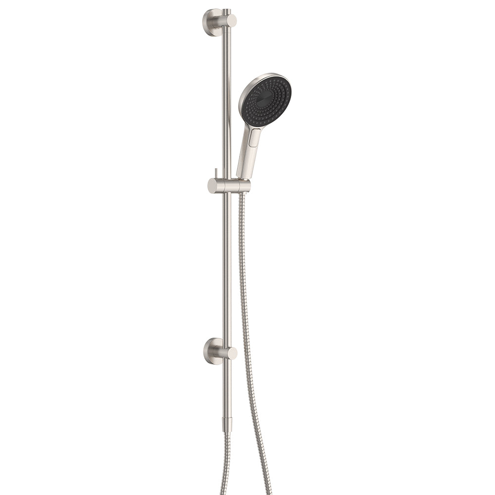 Fienza Kuro Rail Shower Round, Brushed Nickel