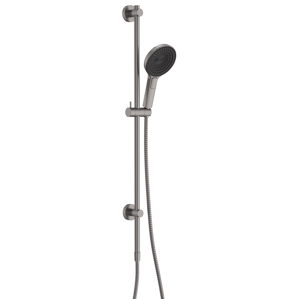 Fienza Kuro Rail Shower Round, Gun Metal