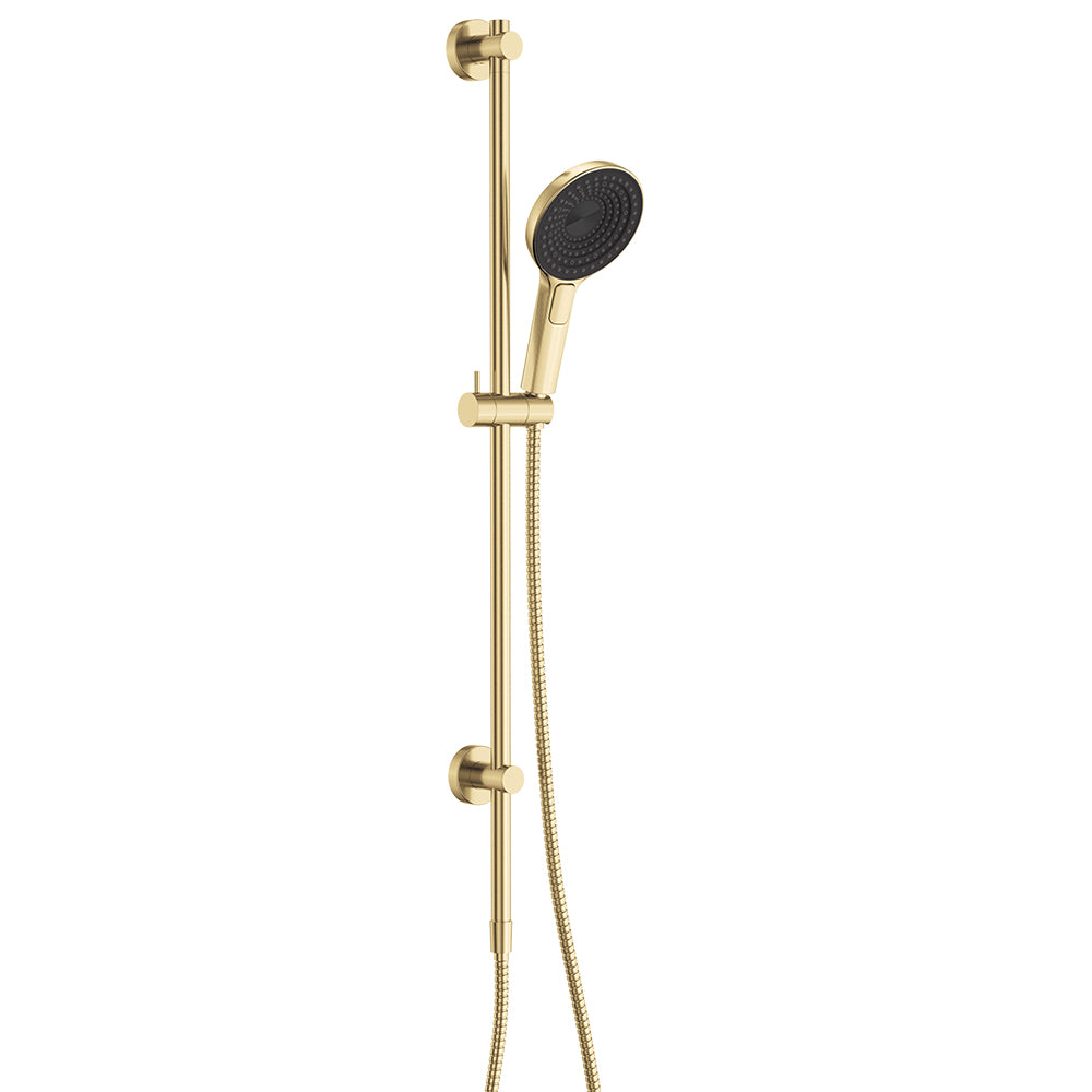 Fienza Kuro Rail Shower Round, Urban Brass