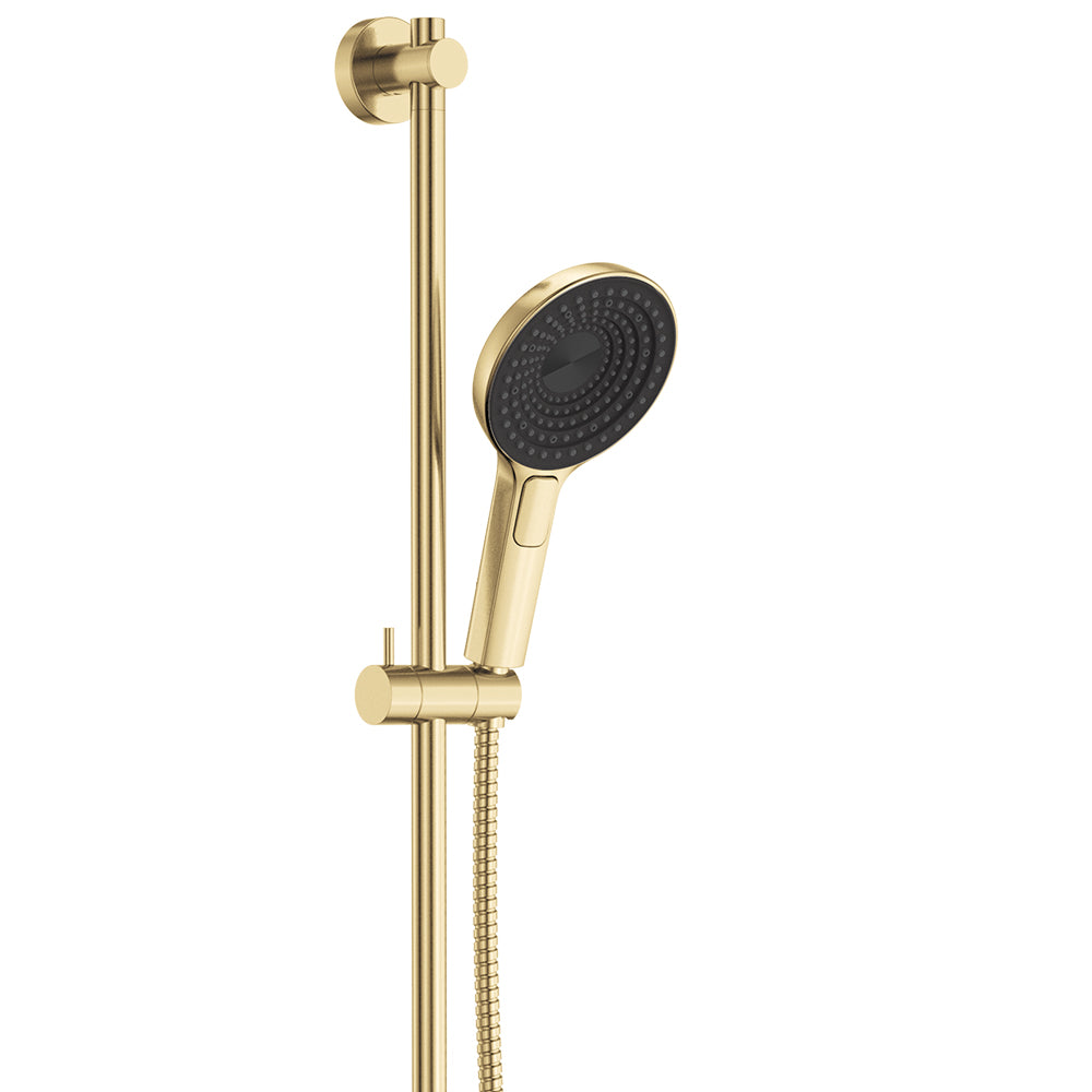 Fienza Kuro Rail Shower Round, Urban Brass