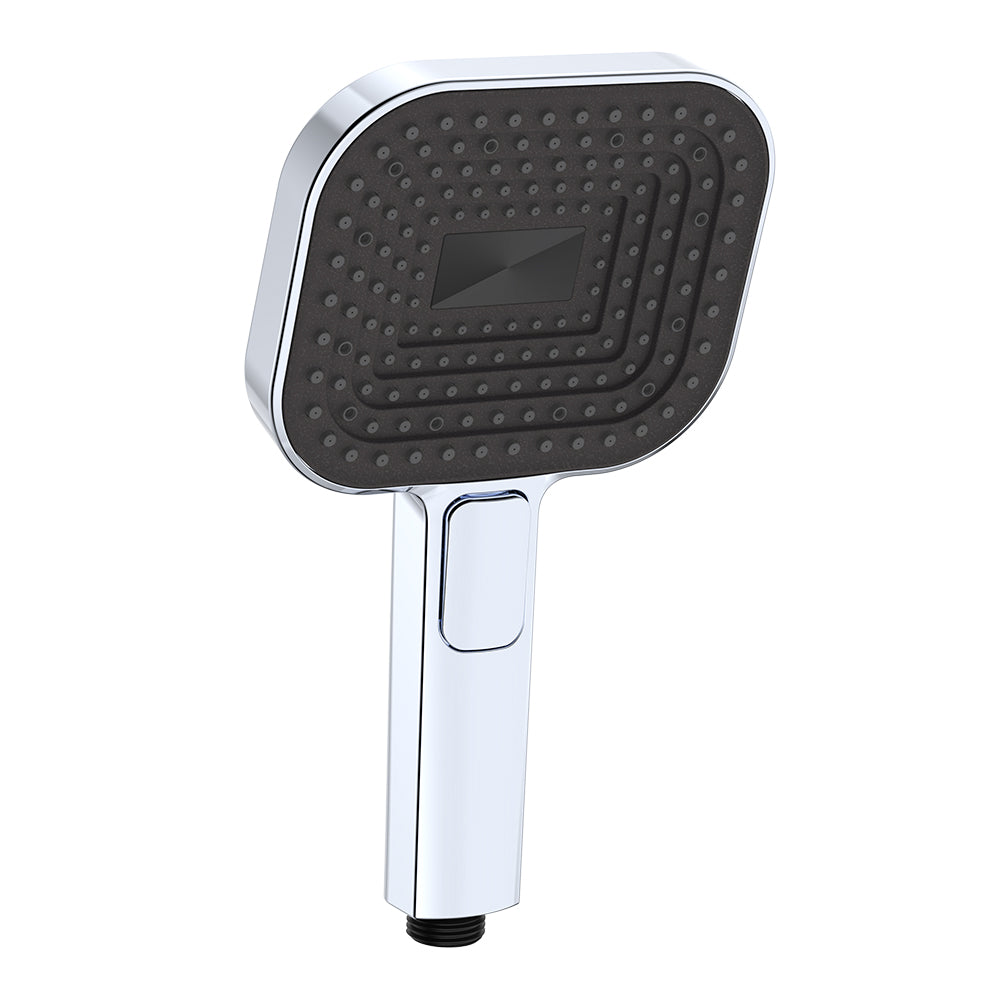 Fienza Kuro Hand Shower Head, Soft Square, Chrome