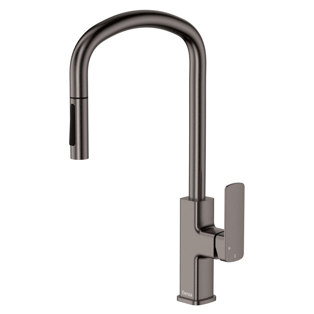 Fienza Tono Pull Out Sink Mixer, Gun Metal